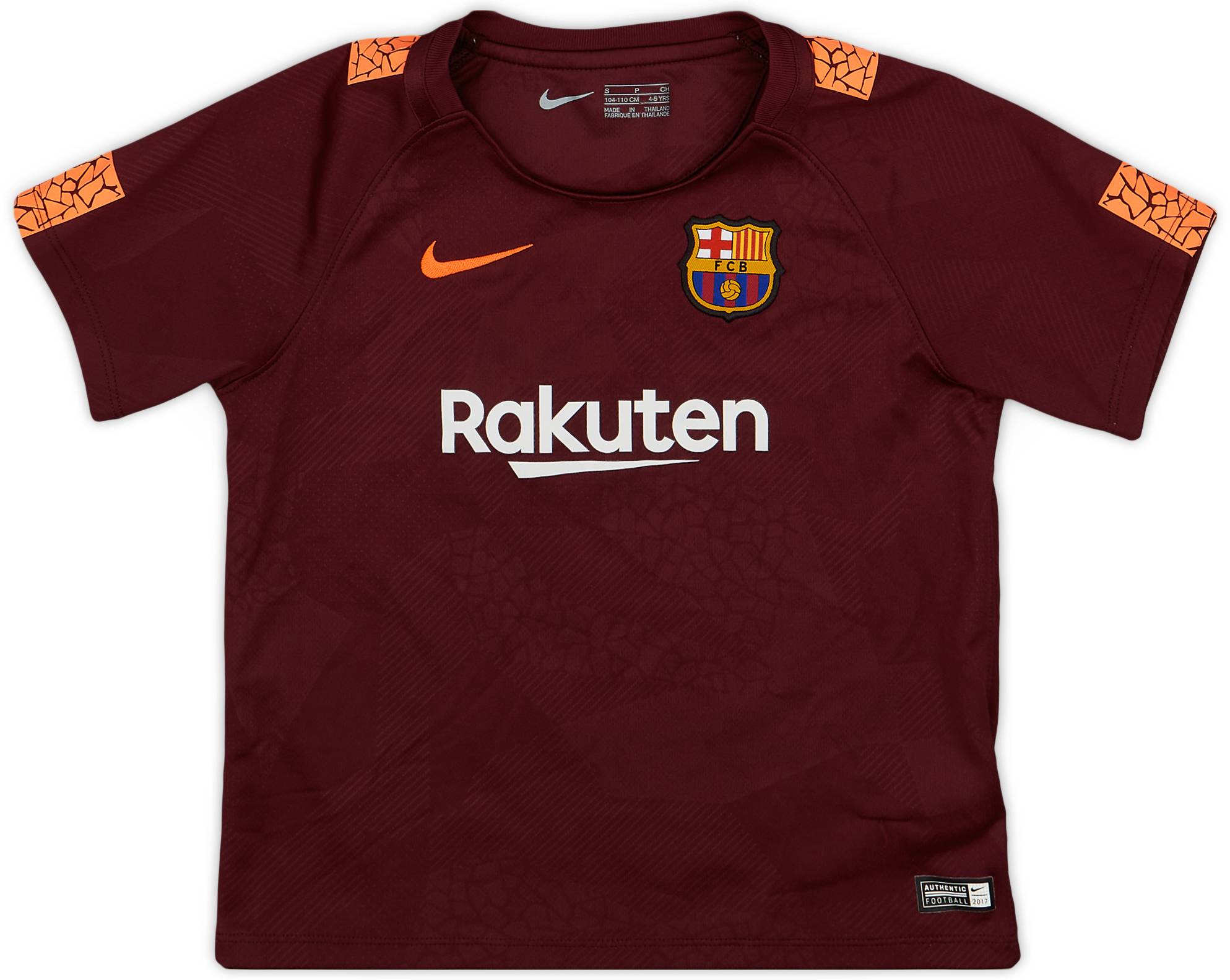 2017-18 Barcelona Third Shirt - 9/10 - (4-5 Years)