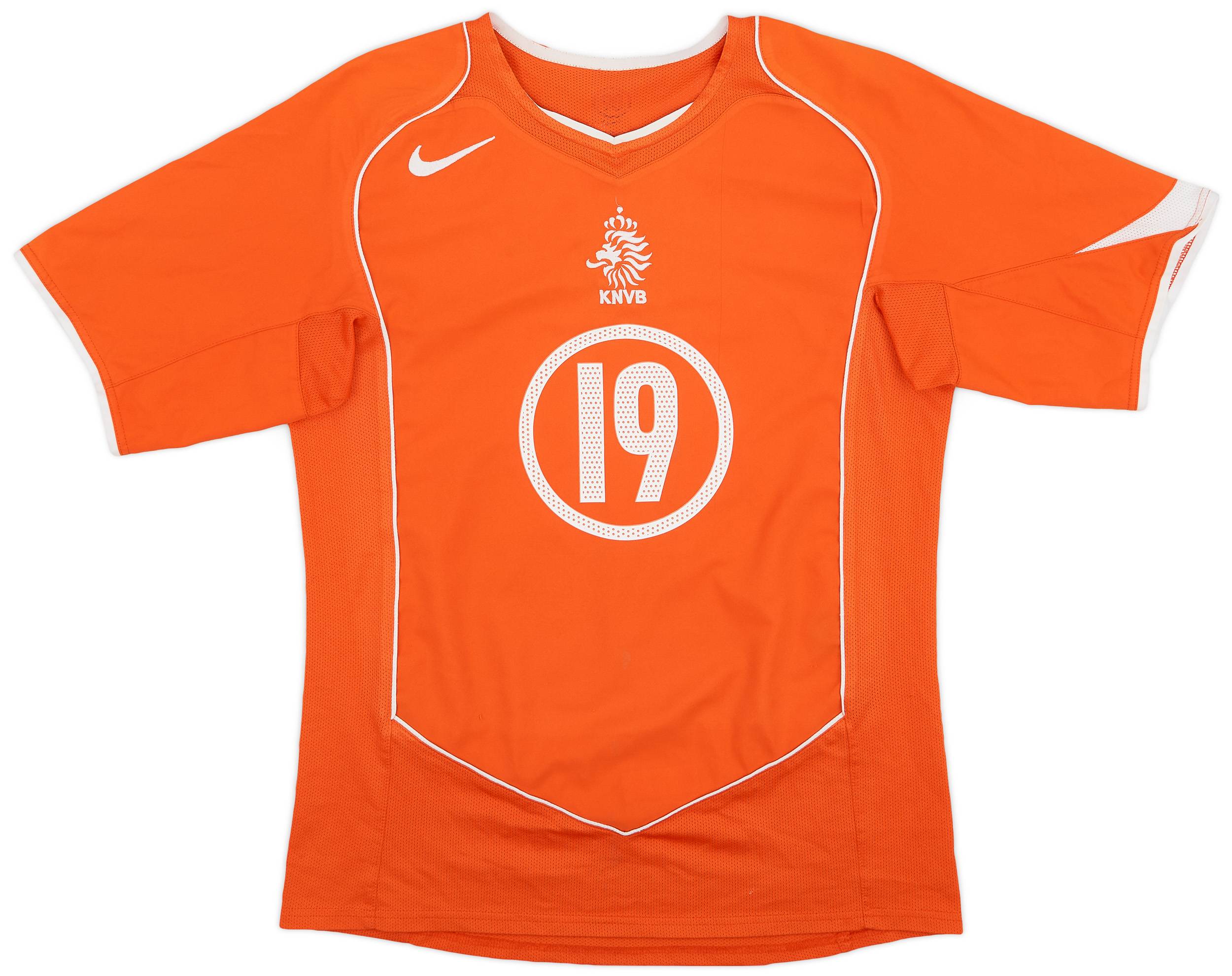 2004-06 Netherlands Home Shirt Robben #19 - 8/10 - (S)