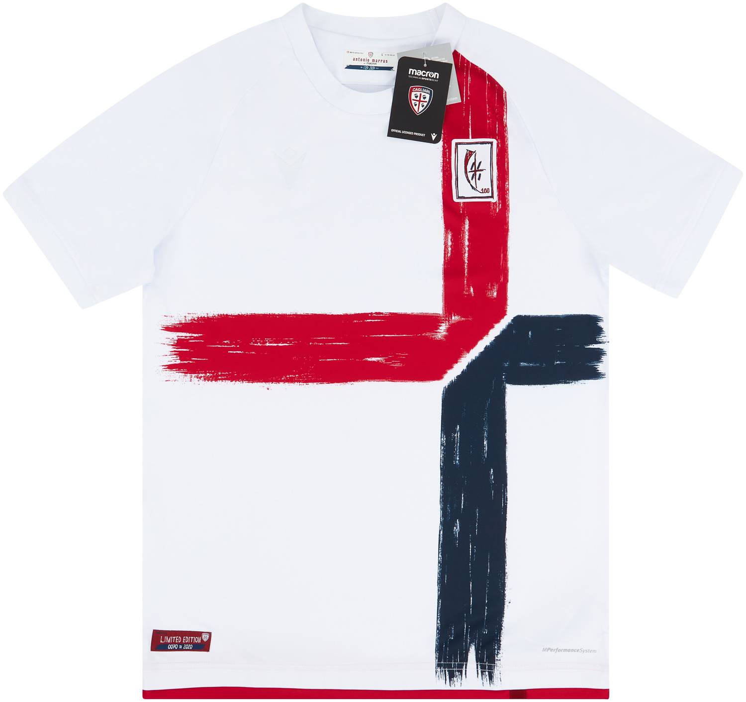 2019-20 Cagliari Special Edition 100th Anniversary Shirt
