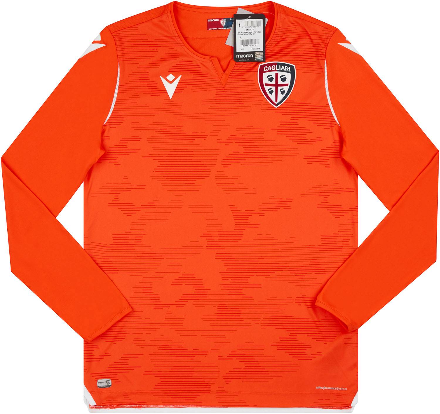 2019 20 Cagliari GK Authentic Shirt
