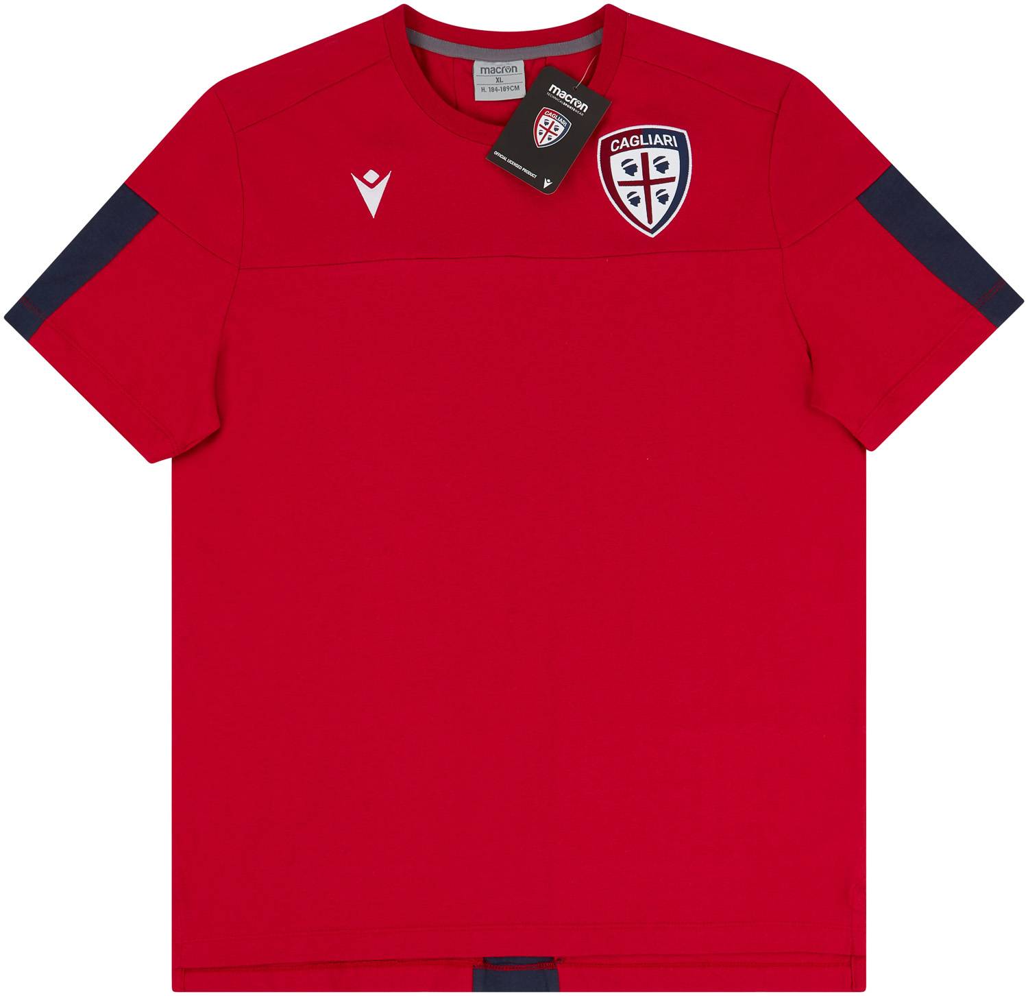2019-20 Cagliari Macron Training Tee