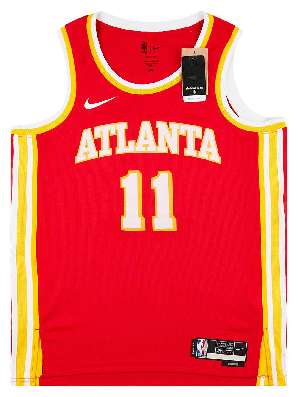 2020 23 Atlanta Hawks Young 11 Nike Swingman Away Jersey M
