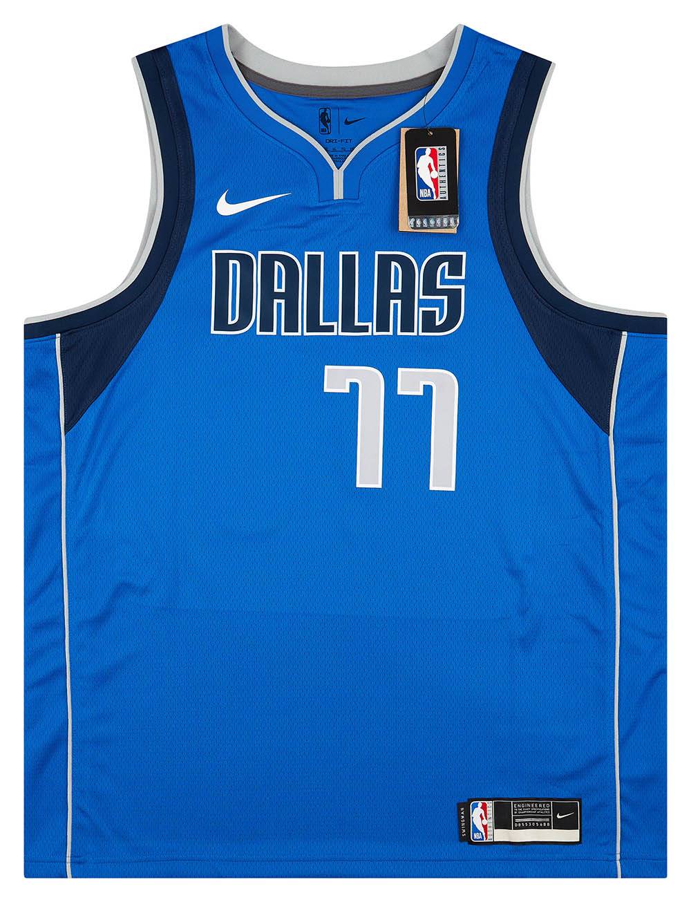 Nike DALLAS Mavericks ユニフォーム 77 DONČIĆ LUKA DONCIC #77 SIGNED DALLAS MAVERICKS AUTHENTIC ICON