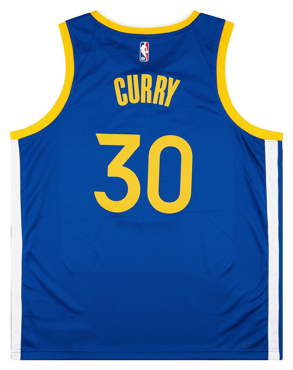2017-24 Golden State Warriors Curry #30 Nike Swingman Away Jersey (XS)
