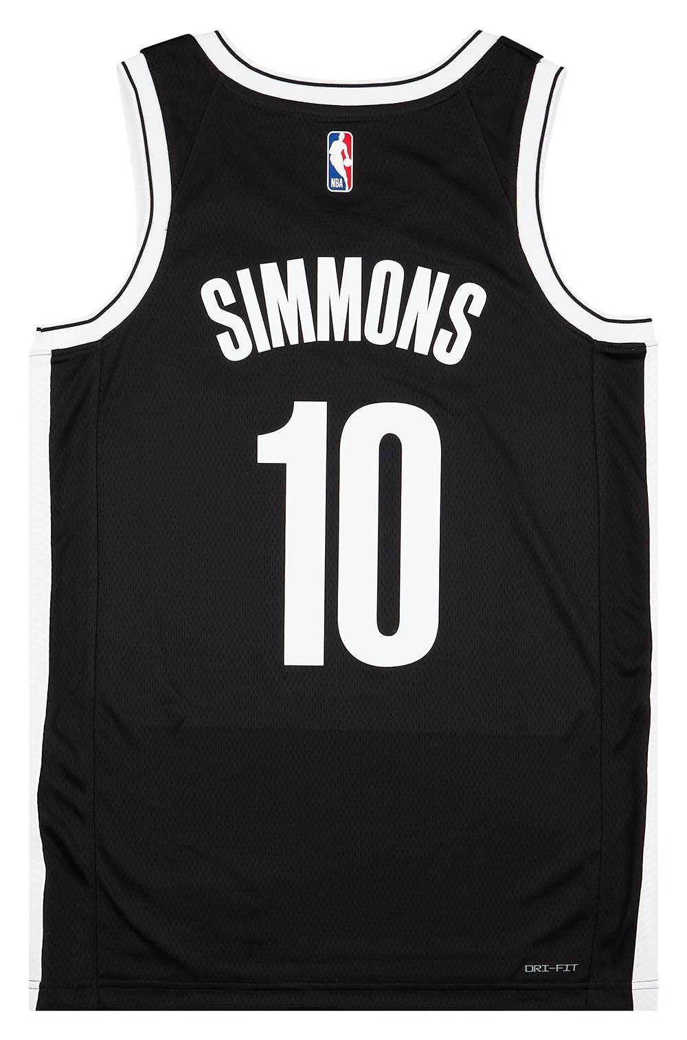2022-24 Brooklyn Nets Simmons #10 Nike Swingman Away Jersey (S)