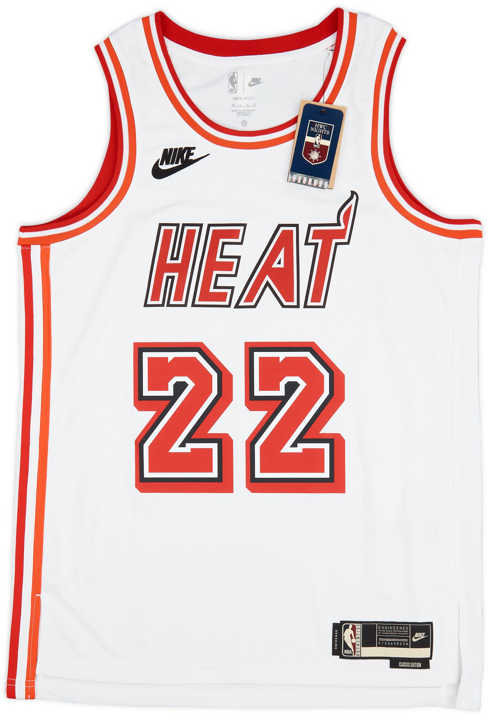 2022 23 Miami Heat Butler 22 Nike Swingman Classic Jersey L