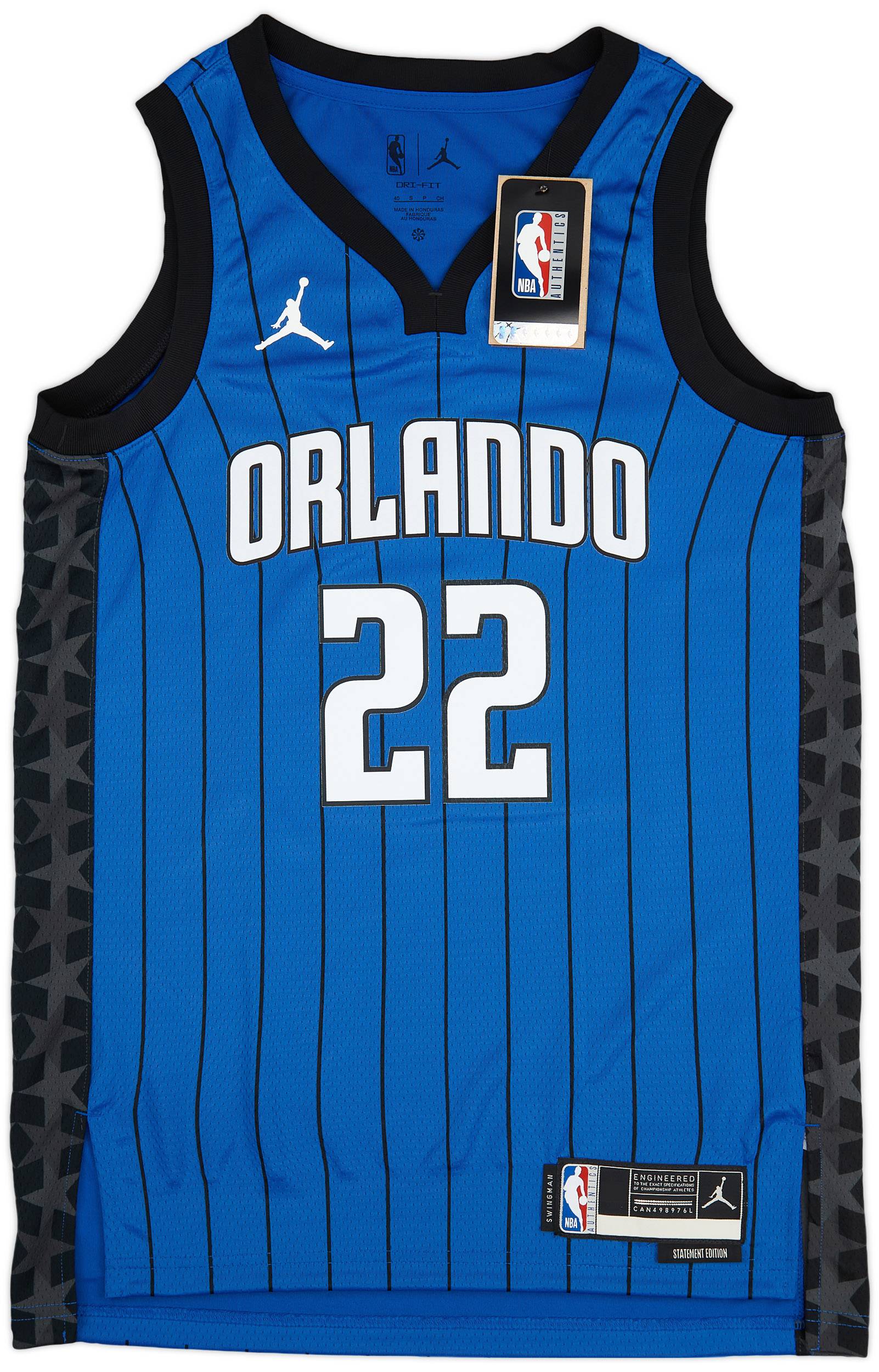 2022 24 Orlando Magic Wagner 22 Jordan Swingman Alternate Jersey S