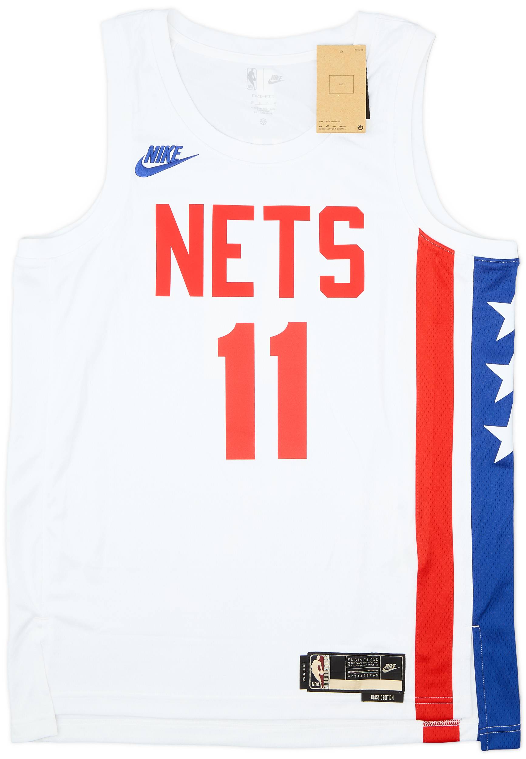 2022 23 Brooklyn Nets Irving 11 Nike Swingman Classic Jersey L