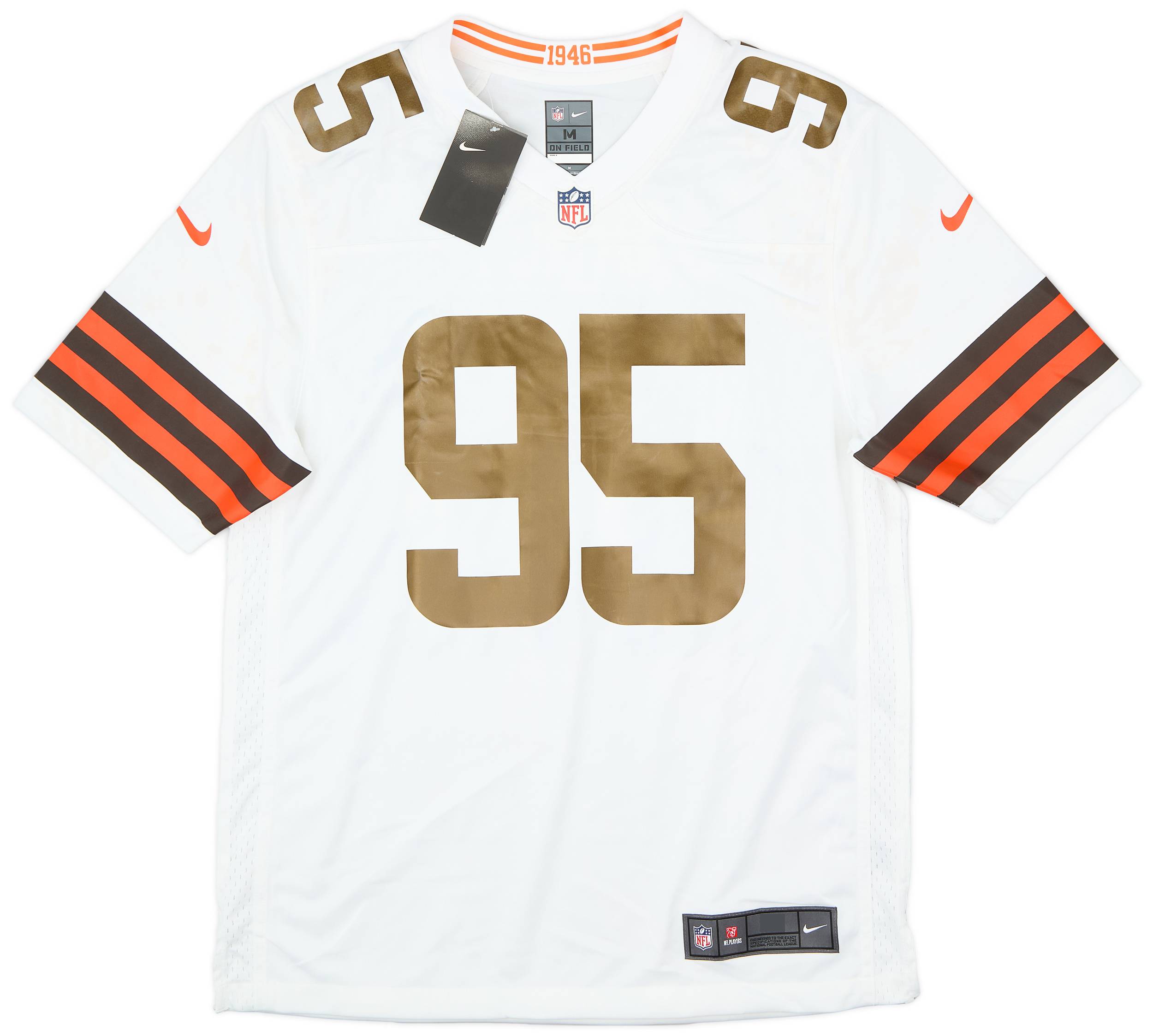 2020 23 Cleveland Browns Garrett 95 Nike Game Away Jersey M