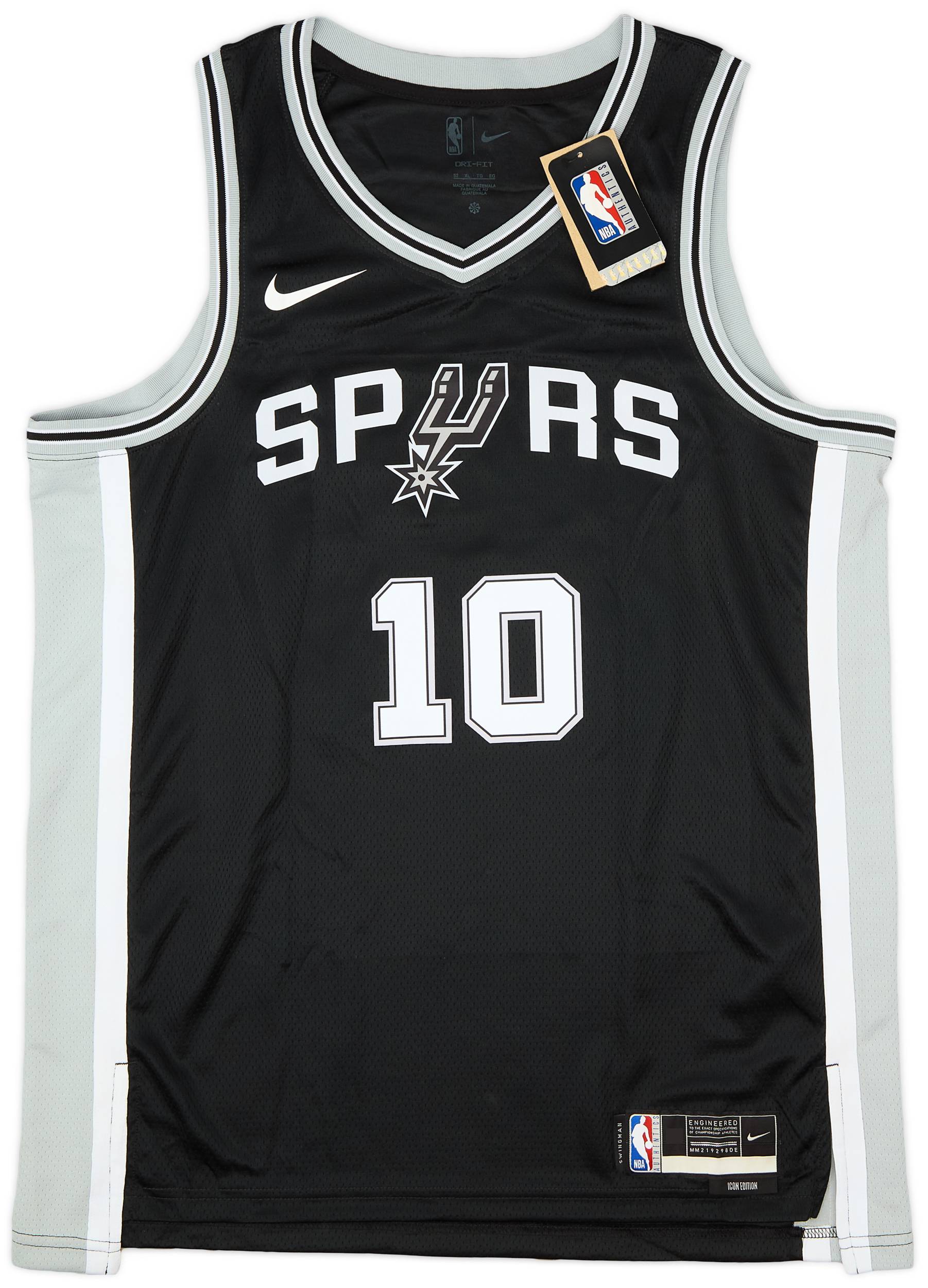 Spurs black alternate jersey hot sale
