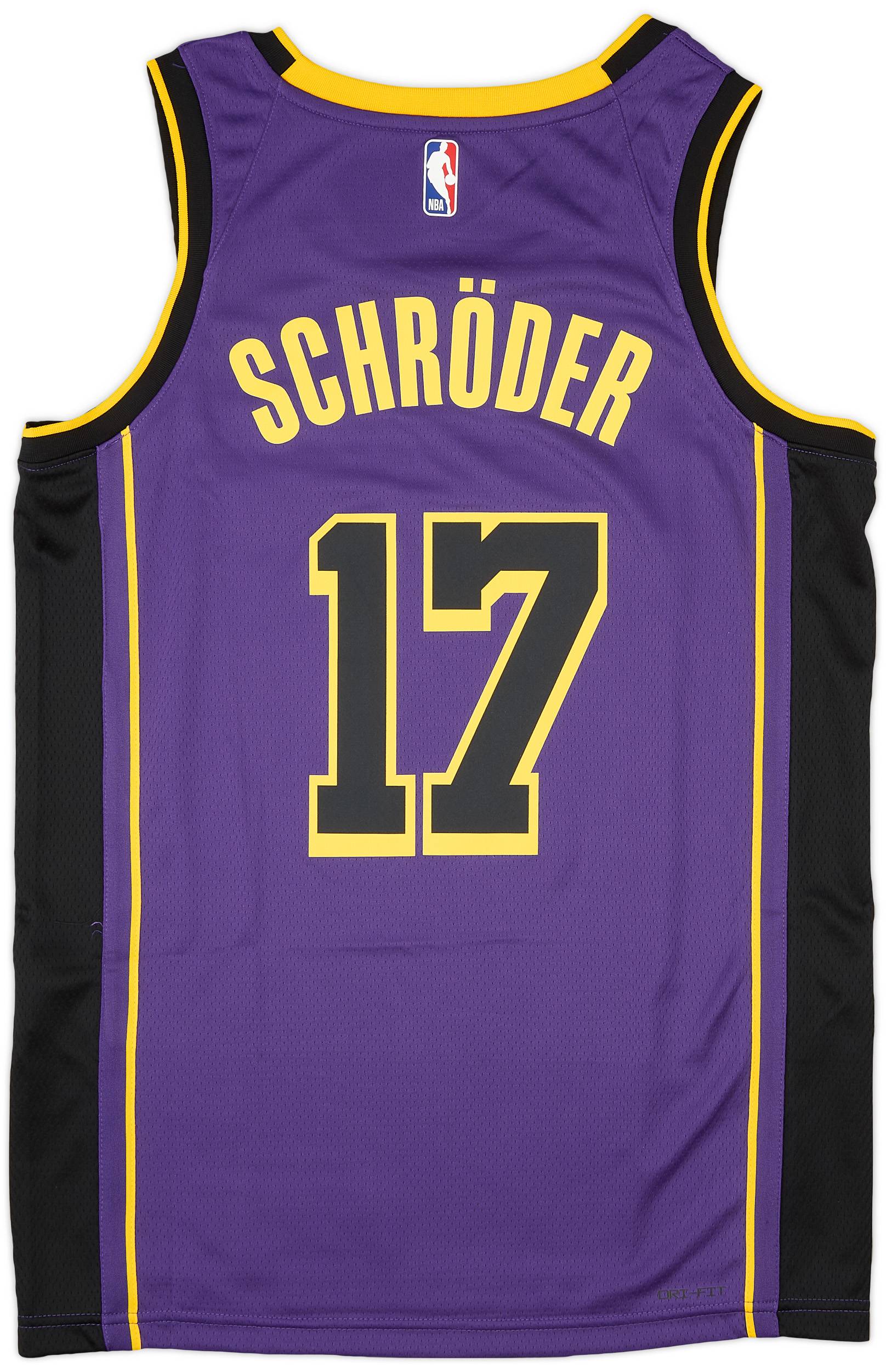 2022-23 LA Lakers Schröder #17 Jordan Swingman Alternate