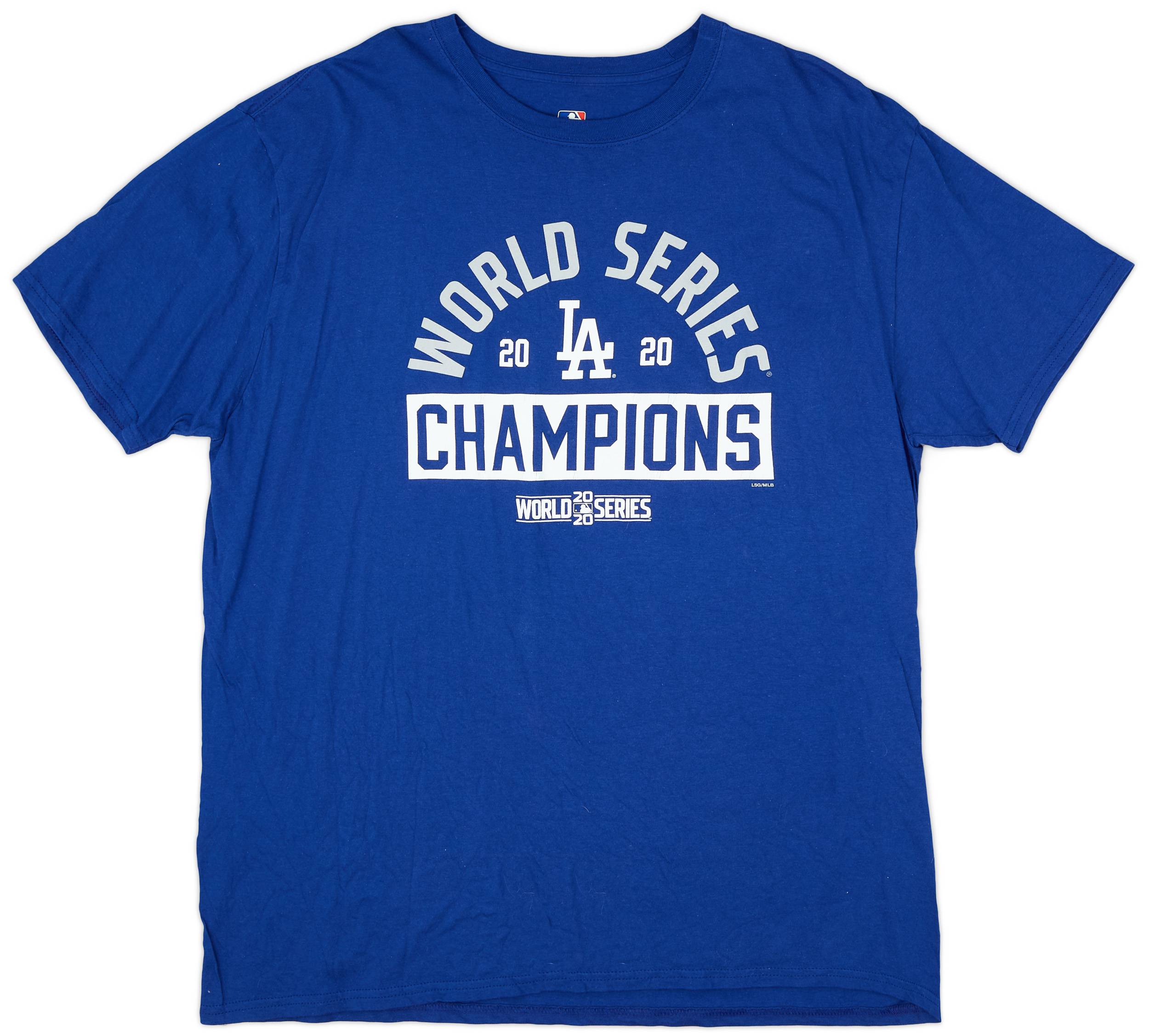 2020 LA Dodgers World Series Champions MLB Tee (Very Good) XL