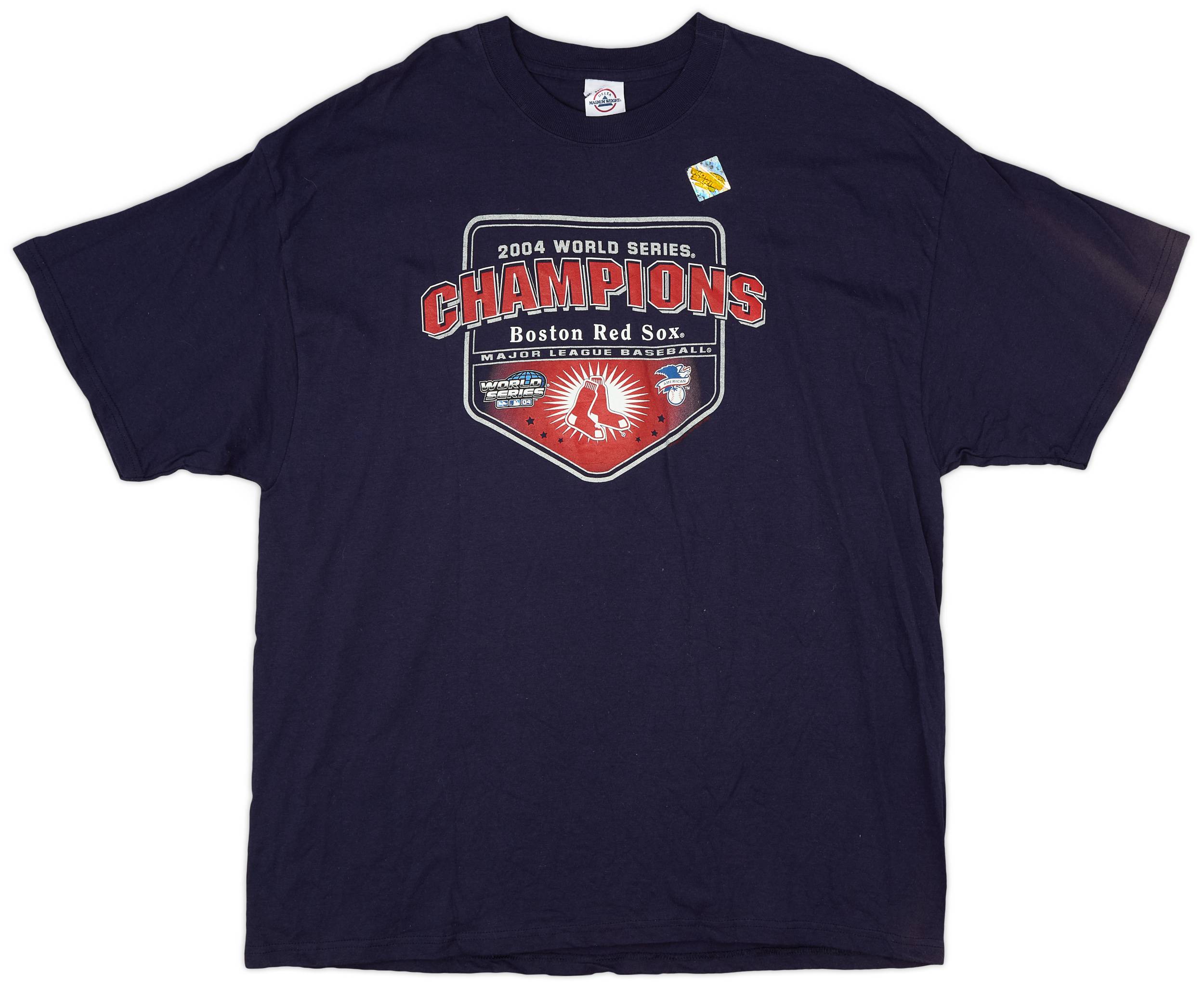 2004 Boston Red Sox World Series Champions Tee (Excellent) XXL
