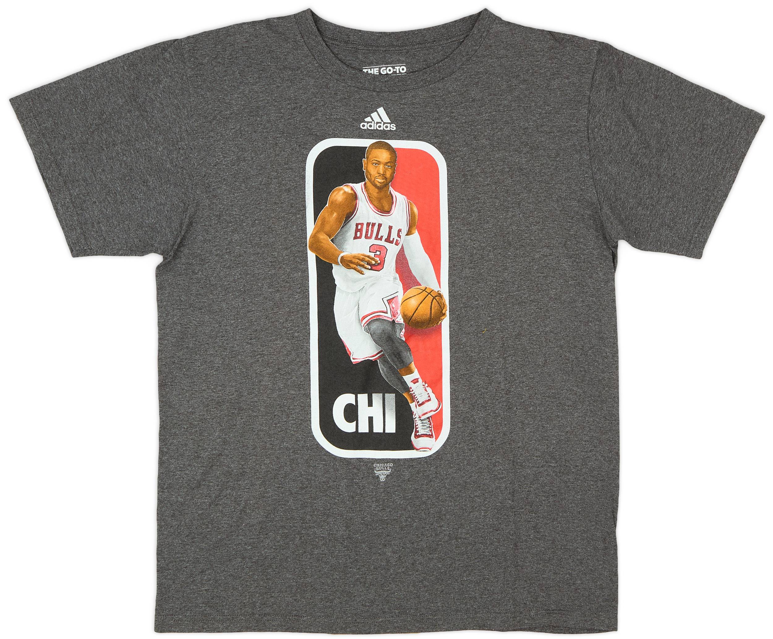 2016 17 Chicago Bulls Dwyane Wade adidas Tee Excellent M