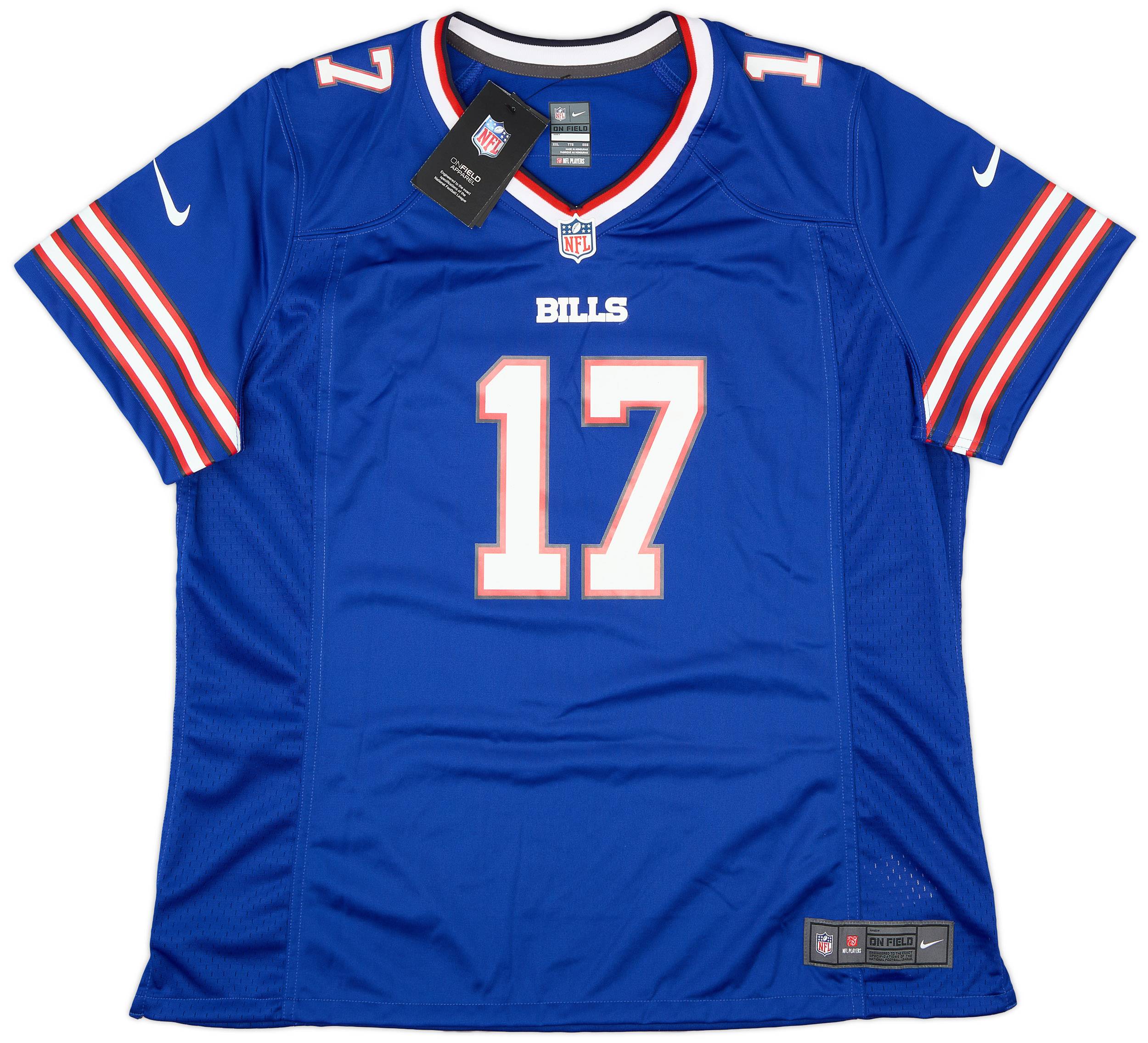 2018-23 Buffalo Bills Allen #17 Nike Game Home Jersey Womens (XXL)