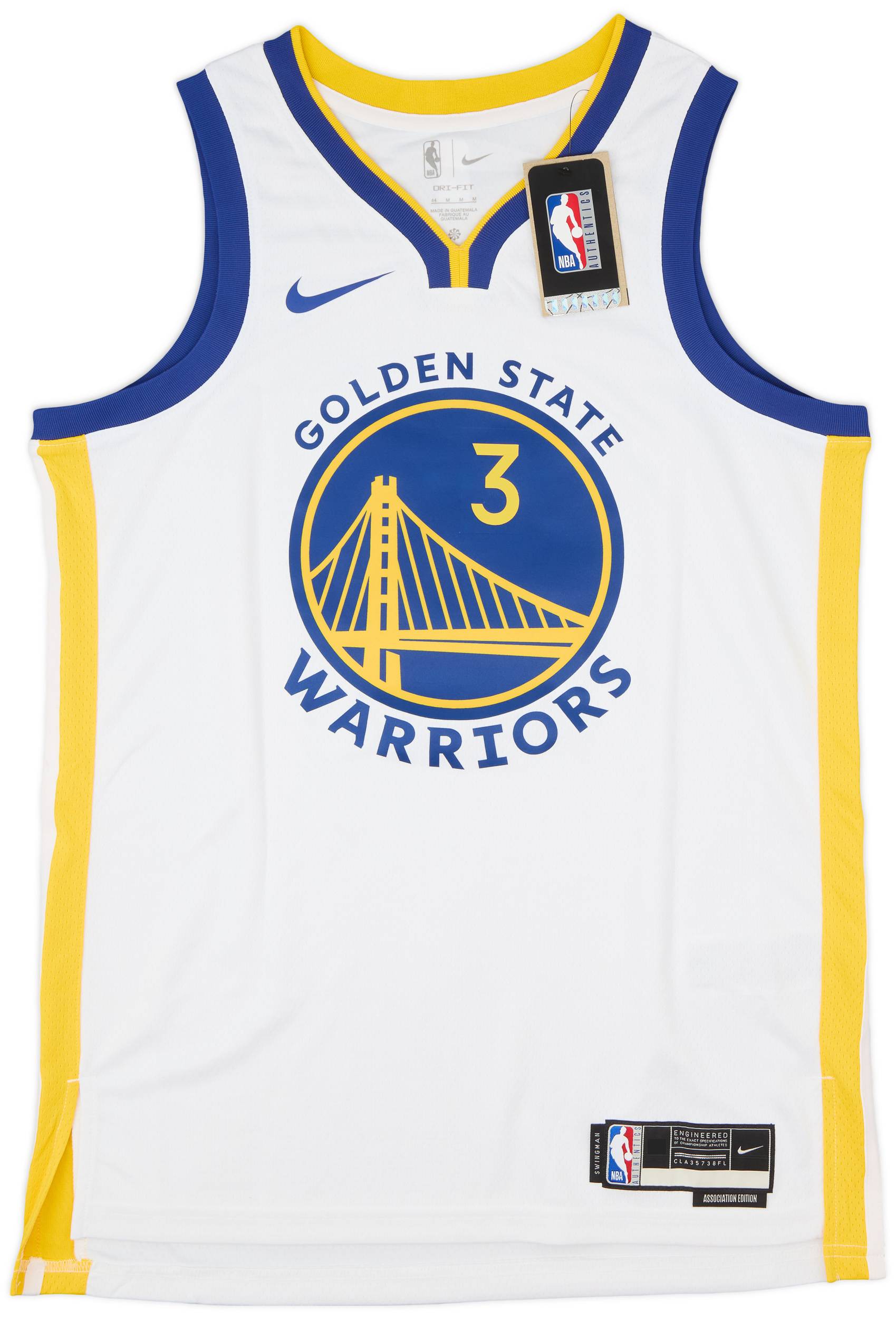 2019 23 Golden State Warriors Poole 3 Nike Swingman Home Jersey M