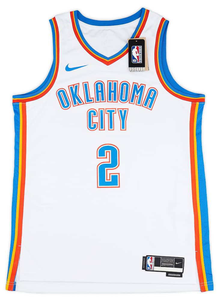 2019-24 Oklahoma City Thunder Gilgeous-Alexander #2 Nike Swingman Home Jersey (S)