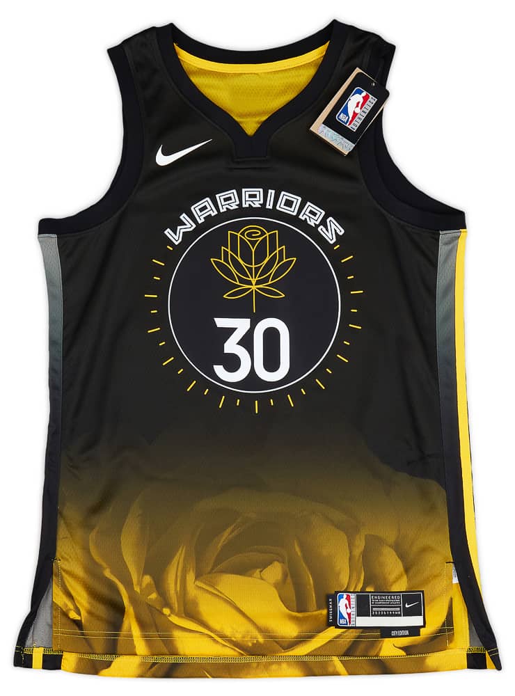 2022 23 Golden State Warriors Curry 30 Nike Swingman Alternate Jersey S