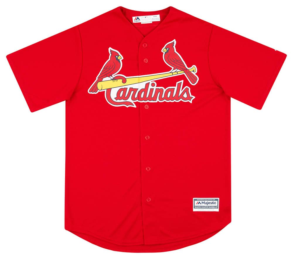 2016 19 St Louis Cardinals Majestic Alternate Jersey Excellent M