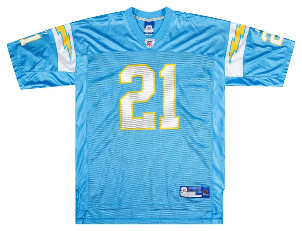 2005 06 San Diego Chargers Tomlinson 21 Reebok On Field Alternate Jersey Excellent XL