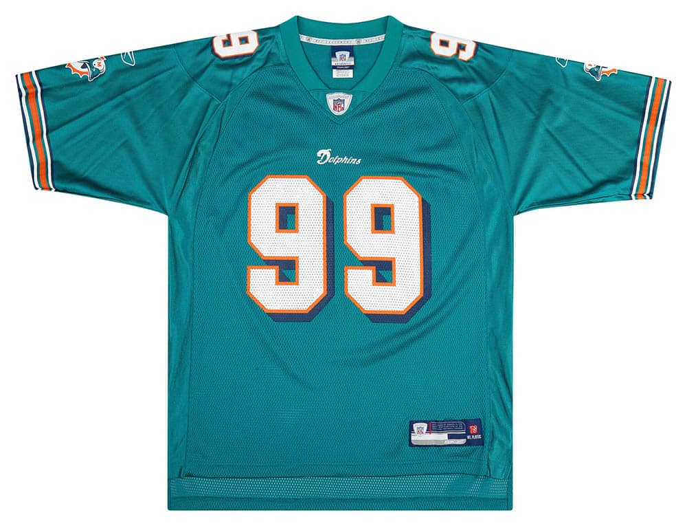 2007 Miami Dolphins Taylor 99 Reebok On Field Home Jersey Excellent L