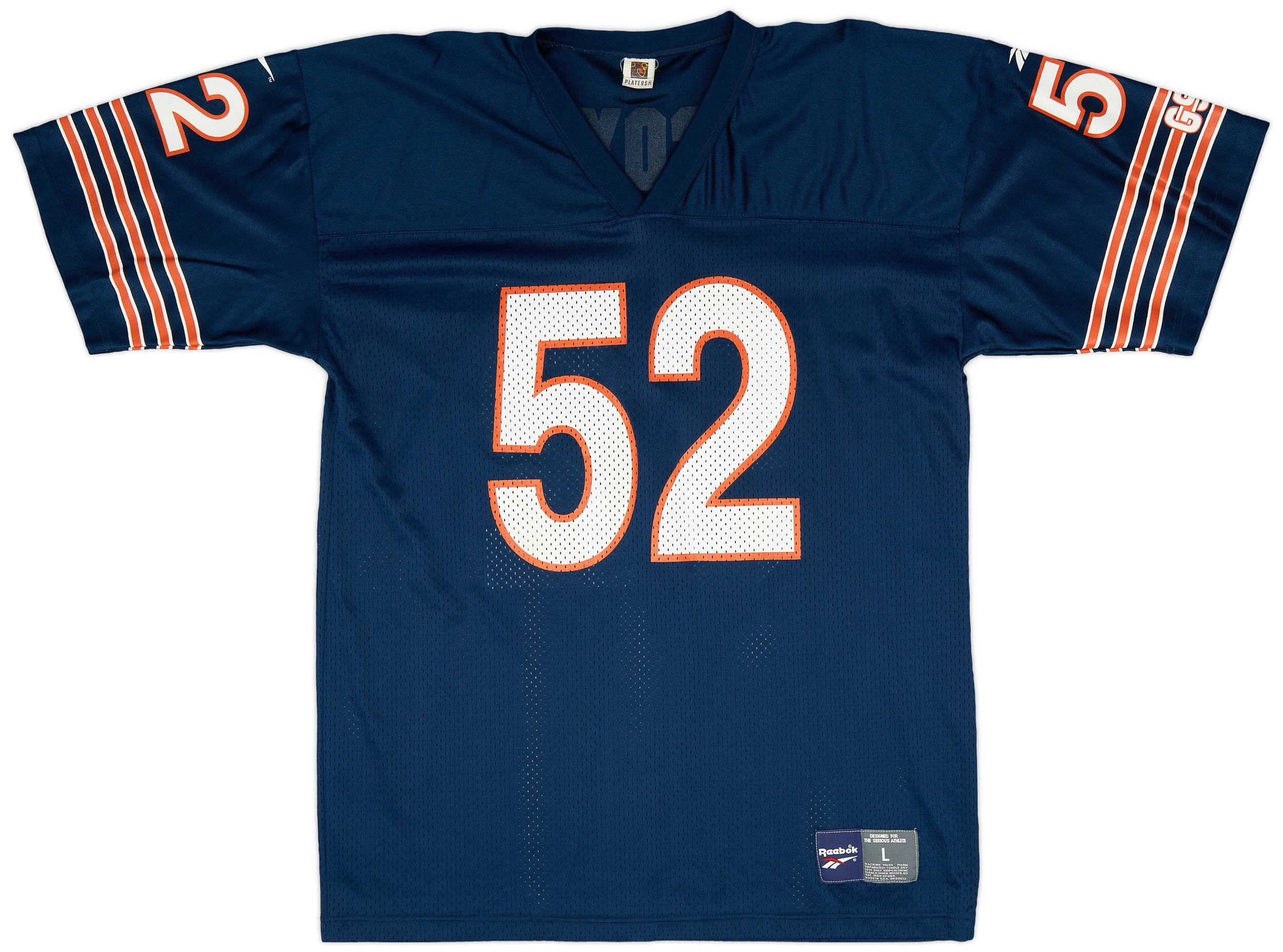 1996-97 Chicago Bears Cox #52 Reebok Home Jersey (Excellent) L