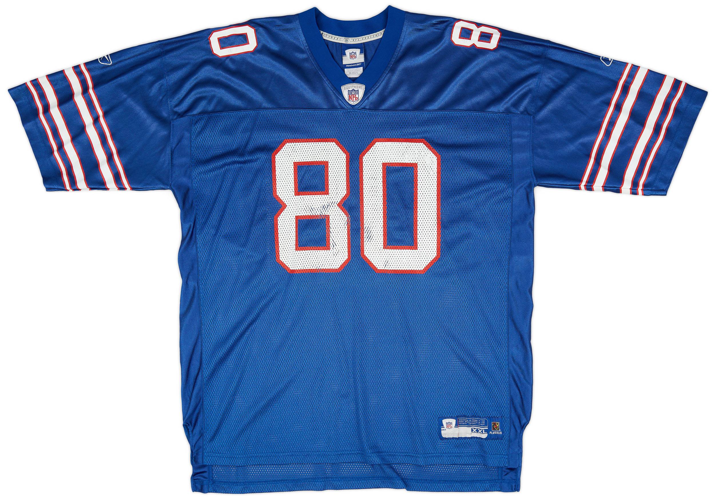 2005 Buffalo Bills Moulds #80 Reebok On Field Alternate Jersey