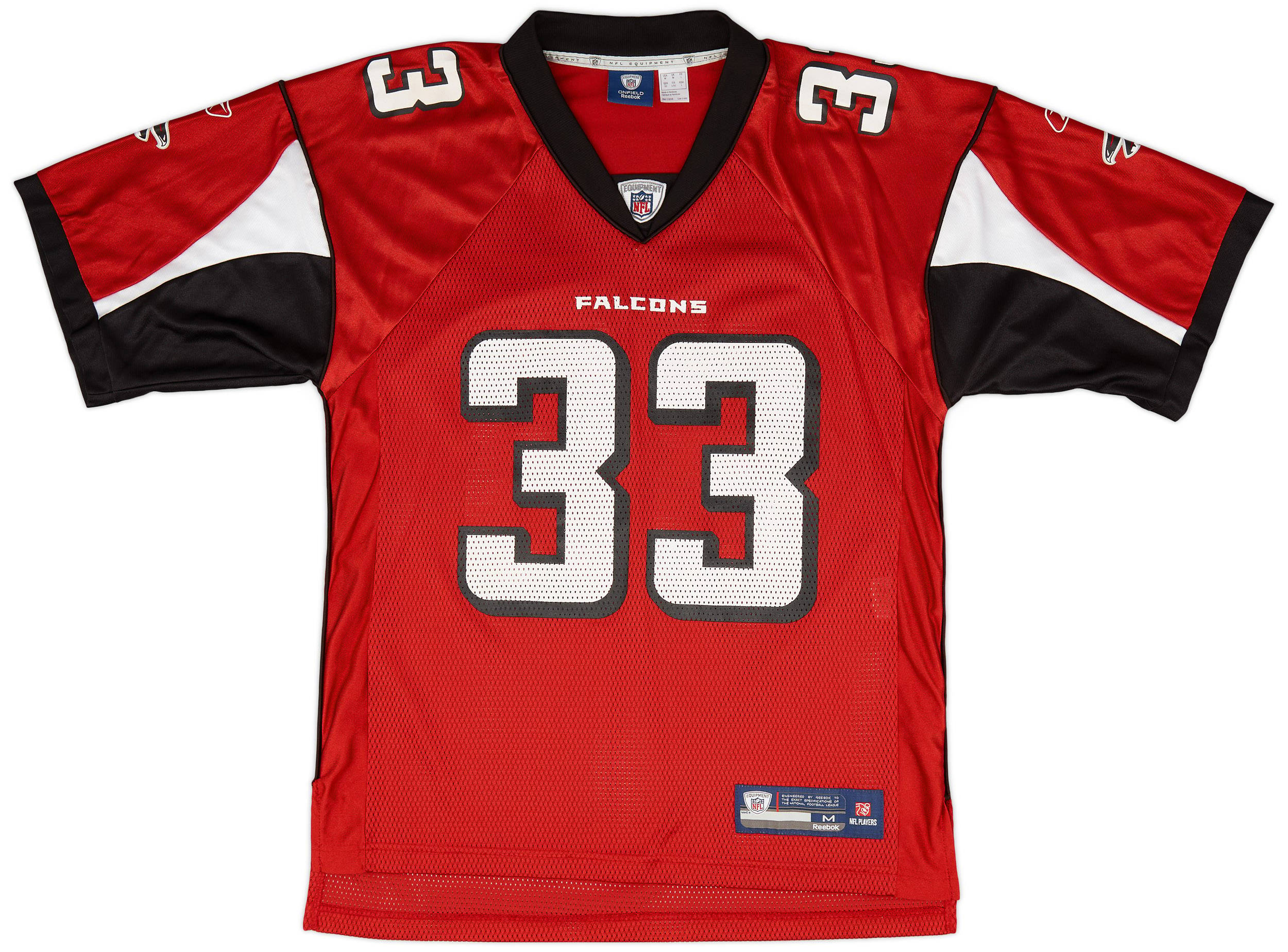 2008-11 Atlanta Falcons Turner #33 Reebok On Field Home Jersey (Excellent) M