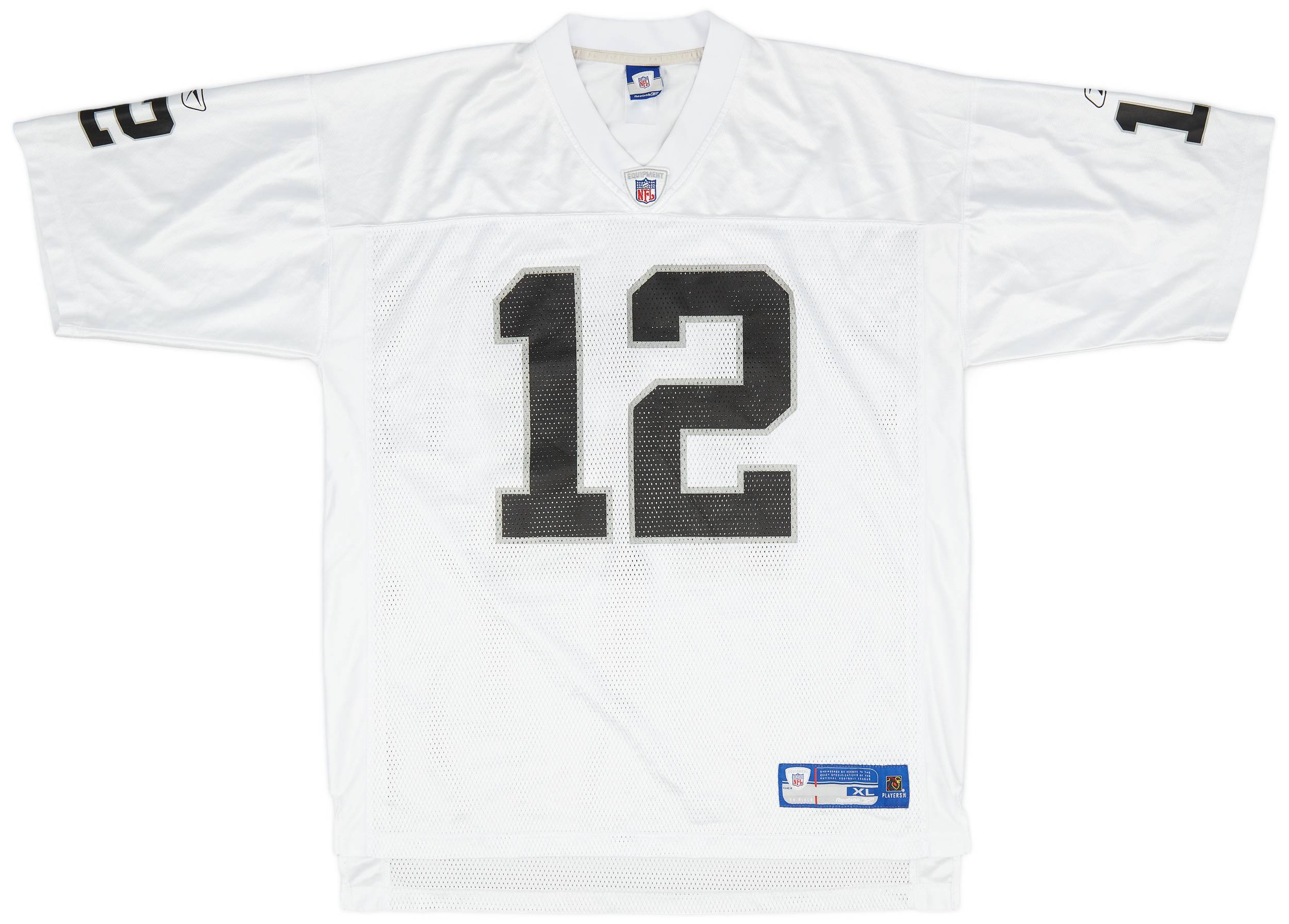 2004 Oakland Raiders Gannon 12 Reebok On Field Away Jersey Excellent XL