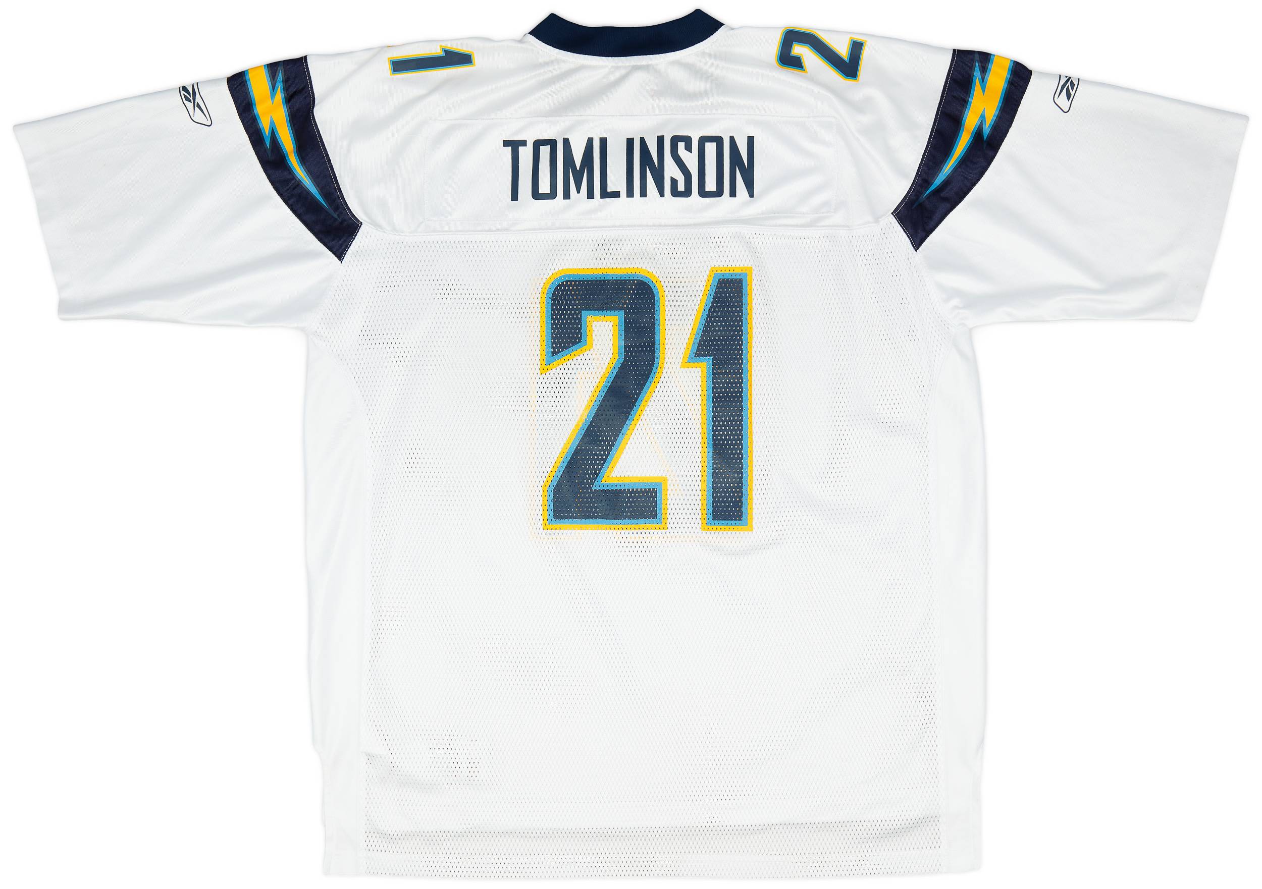 2008-09 San Diego Chargers Tomlinson #21 Reebok On Field Away