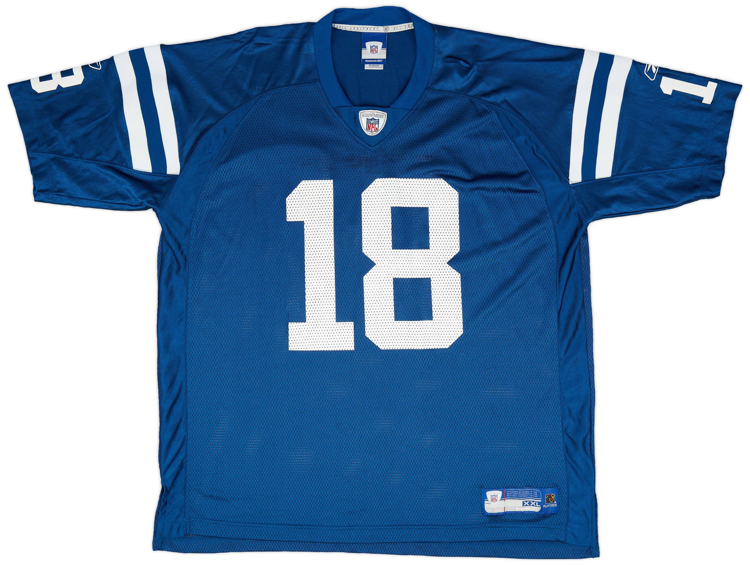 2005 06 Indianapolis Colts Manning 18 Reebok On Field Home Jersey Excellent XXL