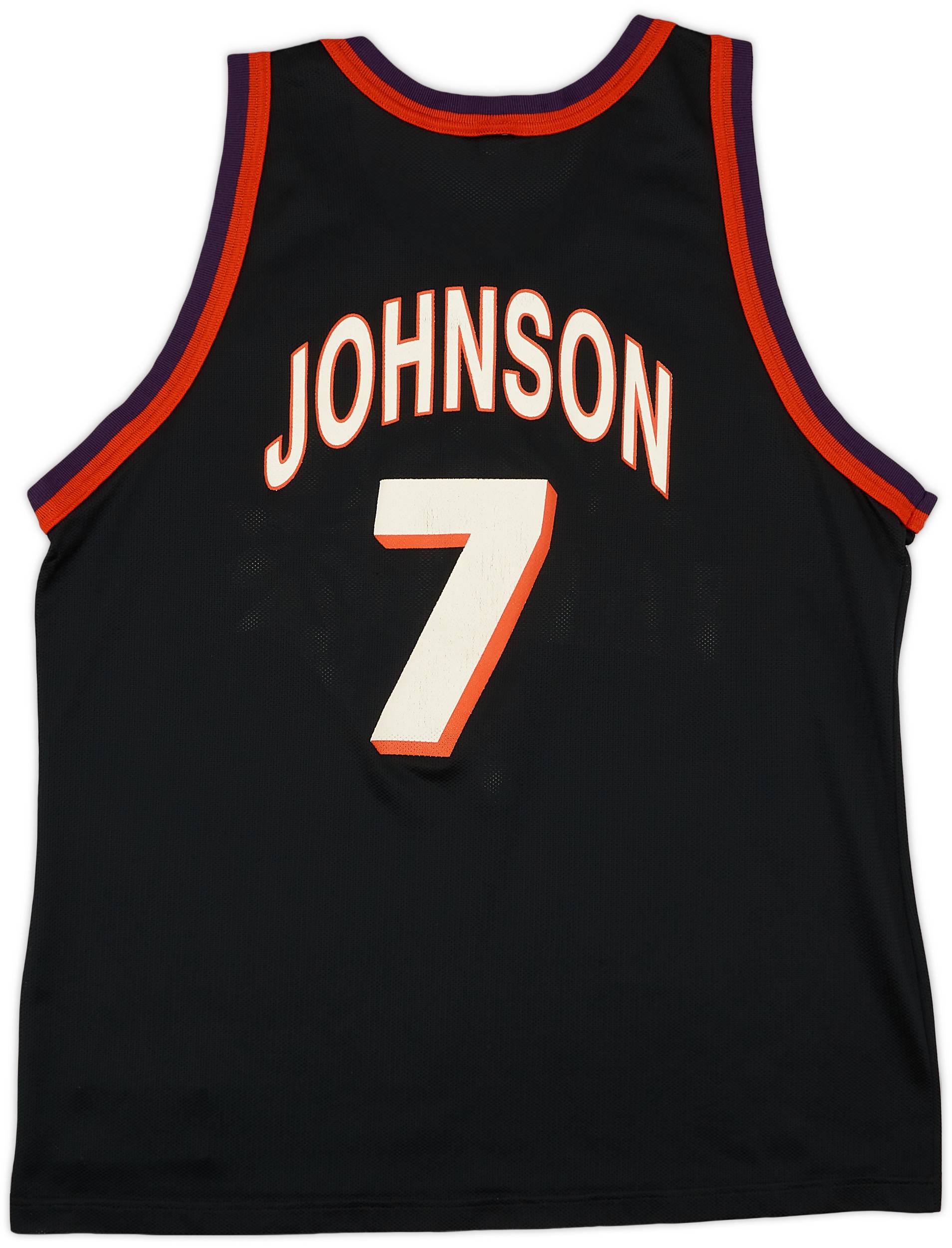 1995-00 Phoenix Suns Johnson #7 Champion Alternate Jersey (Very