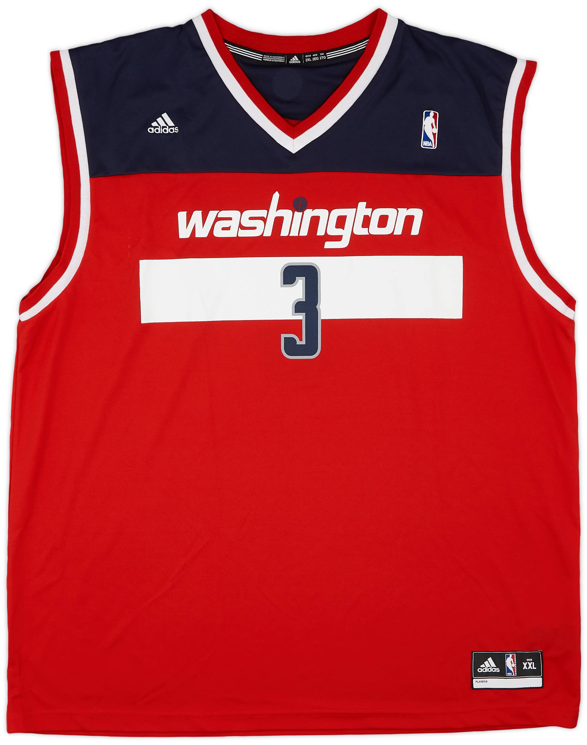 2012-14 Washington Wizards Beal #3 adidas Away Jersey (Excellent) XXL