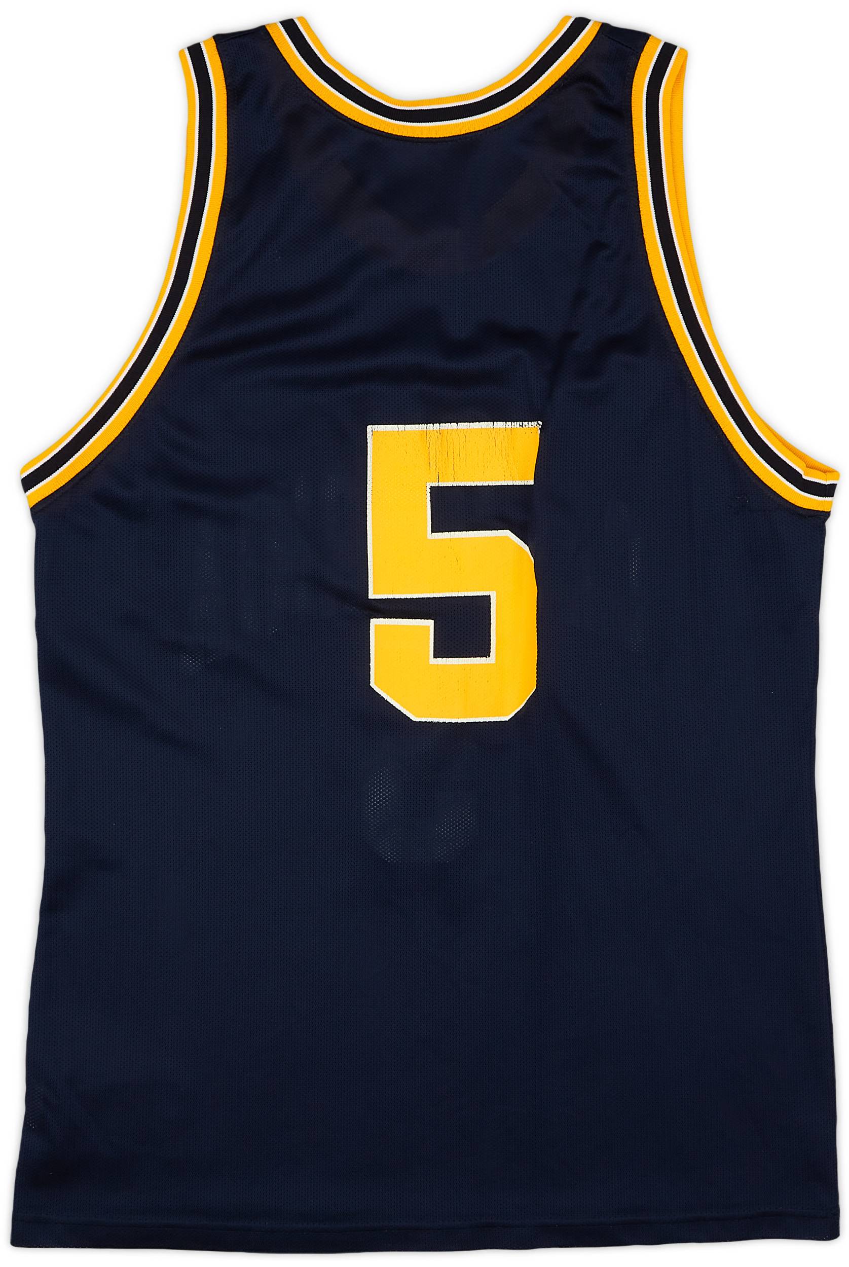 1992-94 California Golden Bears Kidd #5 Champion Away Jersey