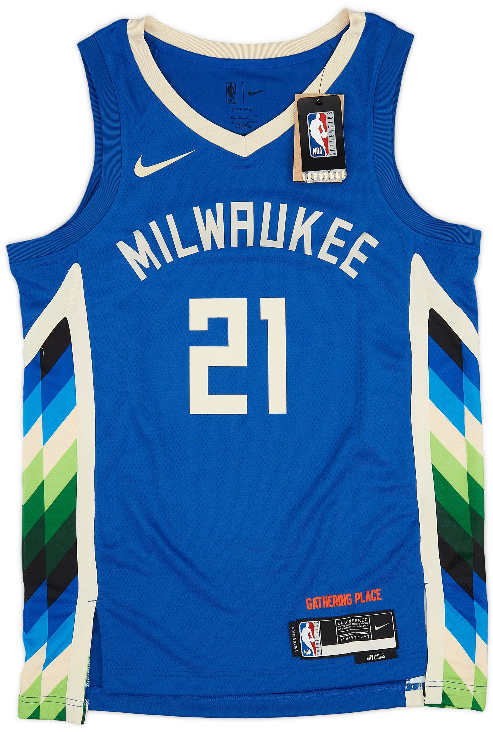 2022 23 Milwaukee Bucks Holiday 21 Nike Swingman Alternate Jersey M