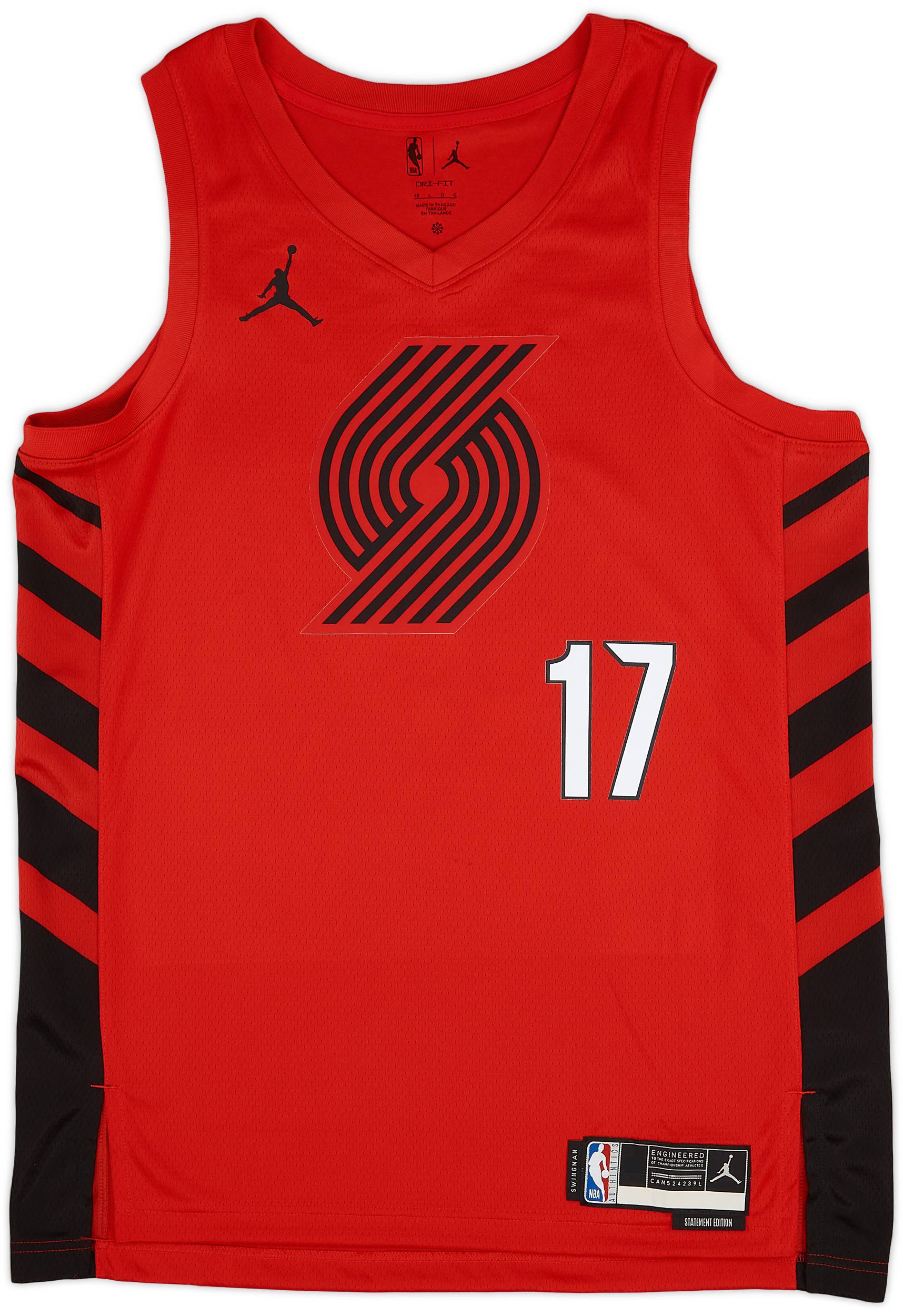 Trail blazers earned jersey cheap