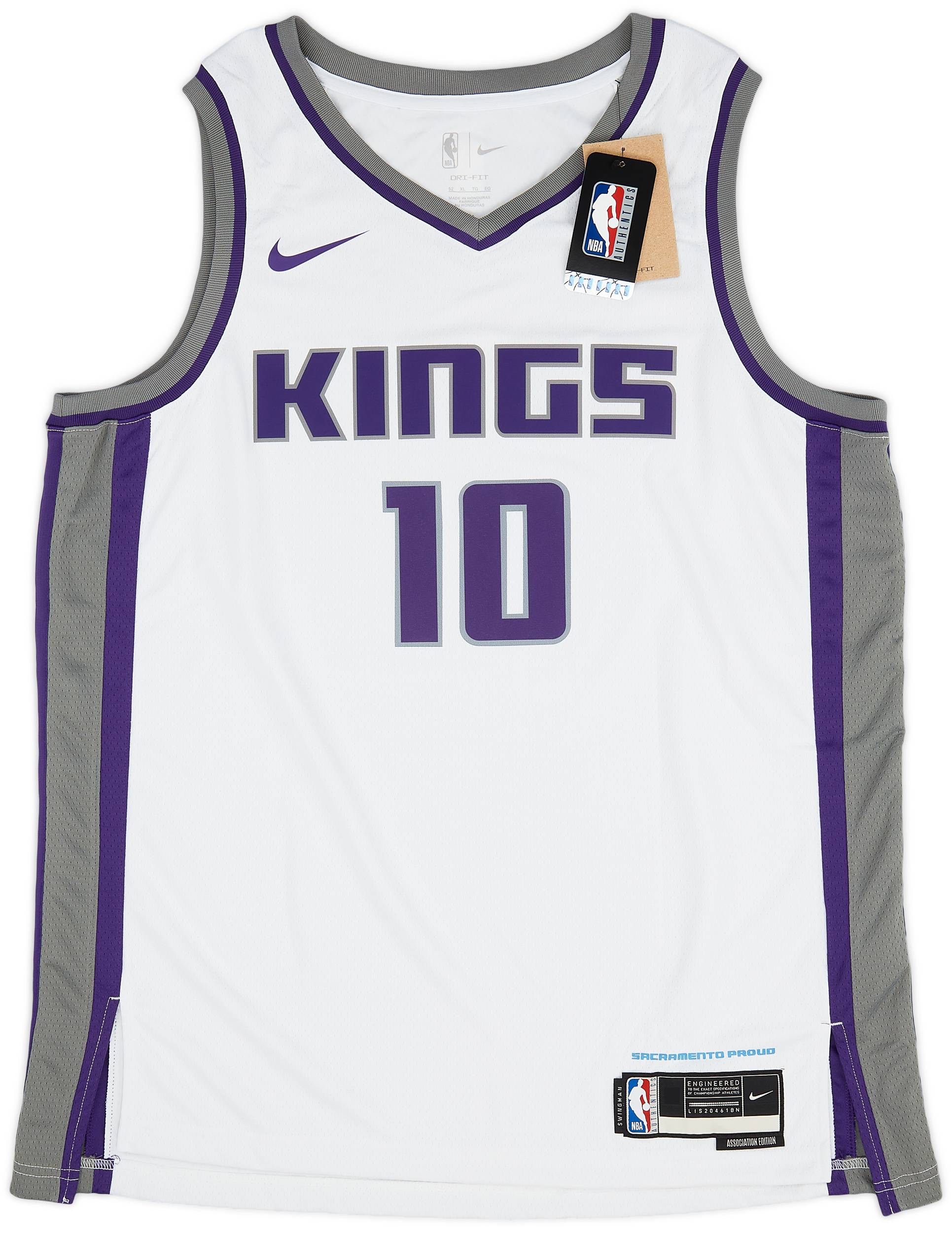 2022-23 Sacramento Kings Sabonis #10 Nike Swingman Home Jersey (XL)