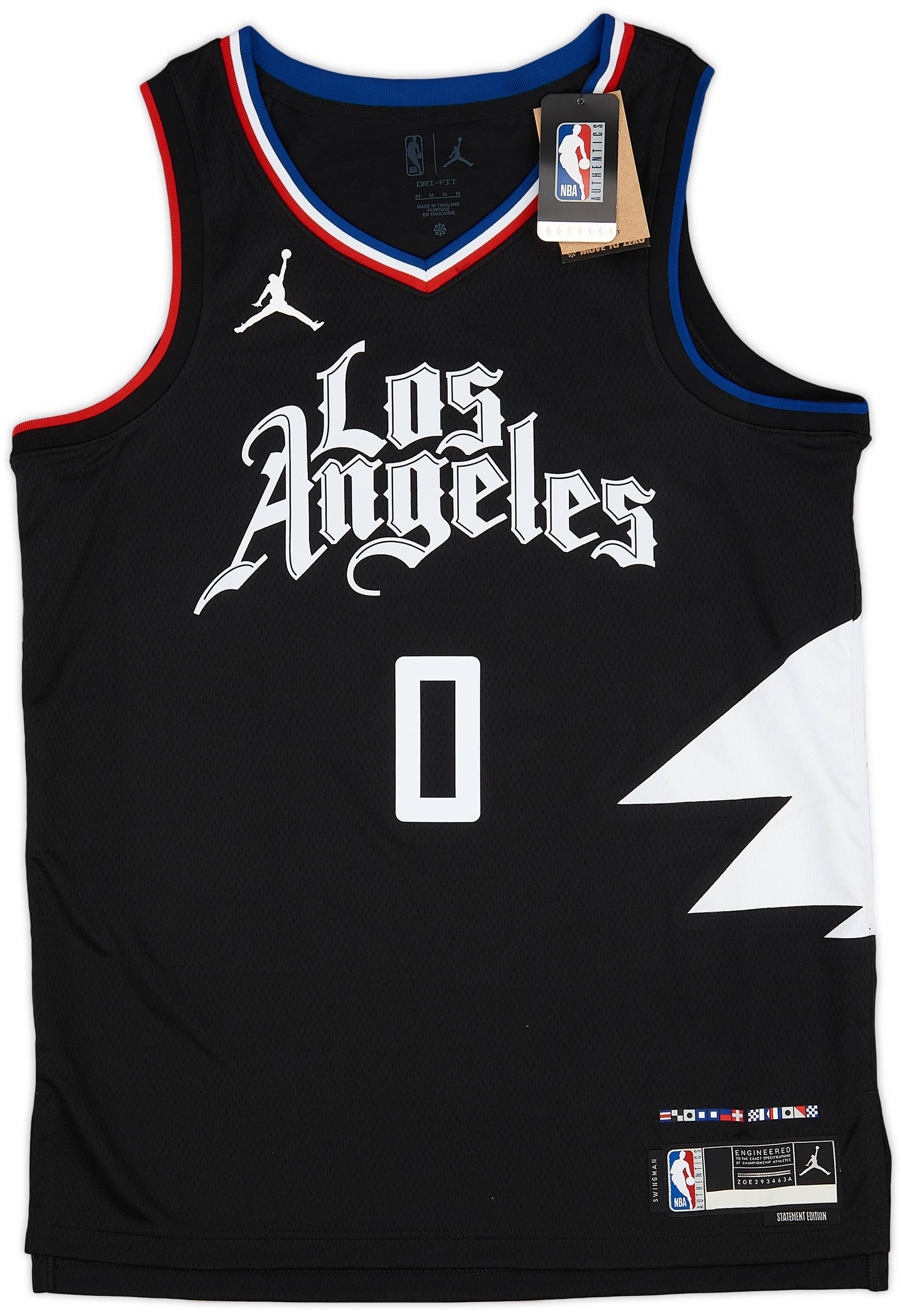 2023 LA Clippers Westbrook 0 Jordan Swingman Alternate Jersey M