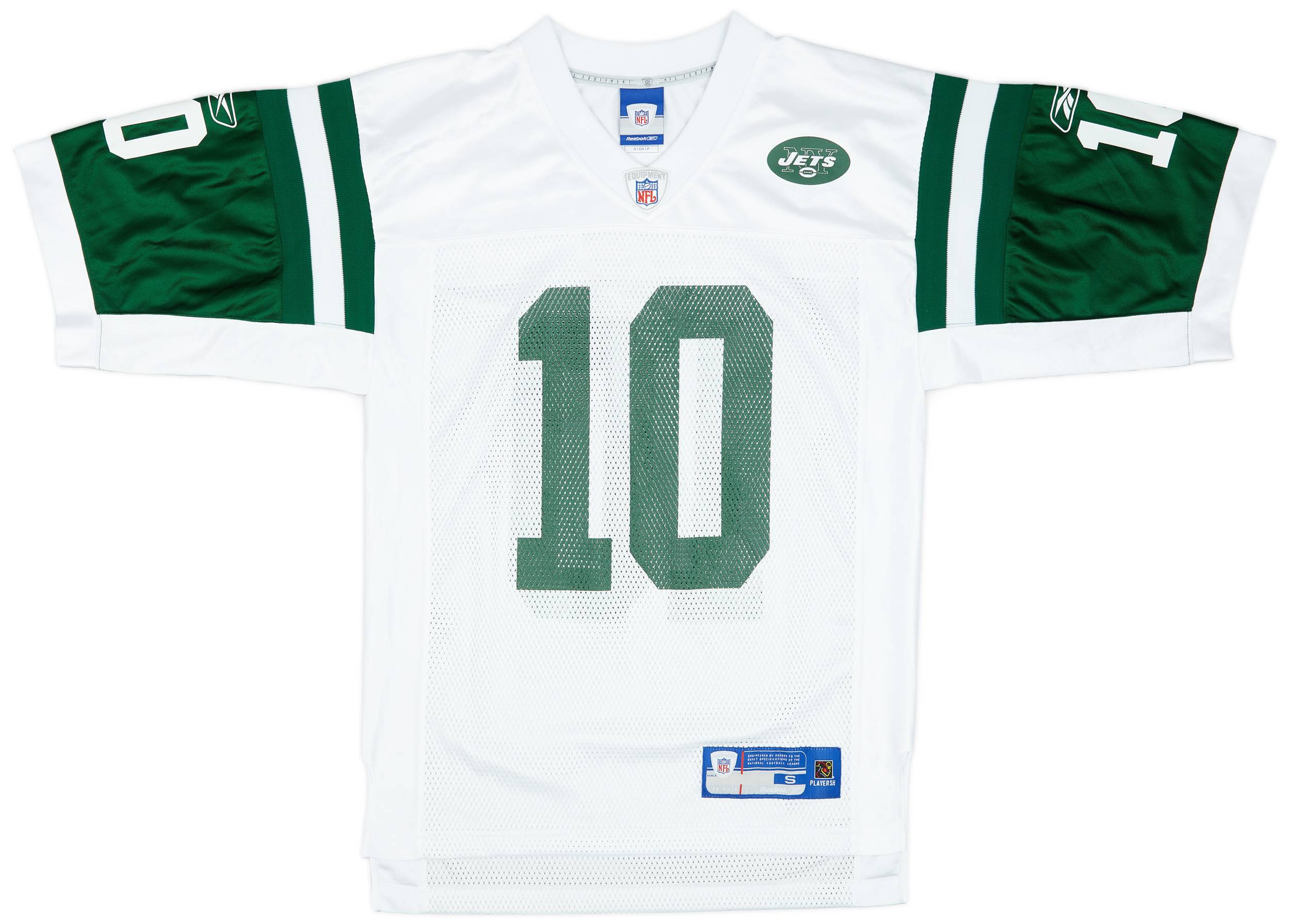 2005 06 New York Jets Pennington 10 Reebok On Field Away Jersey Excellent S