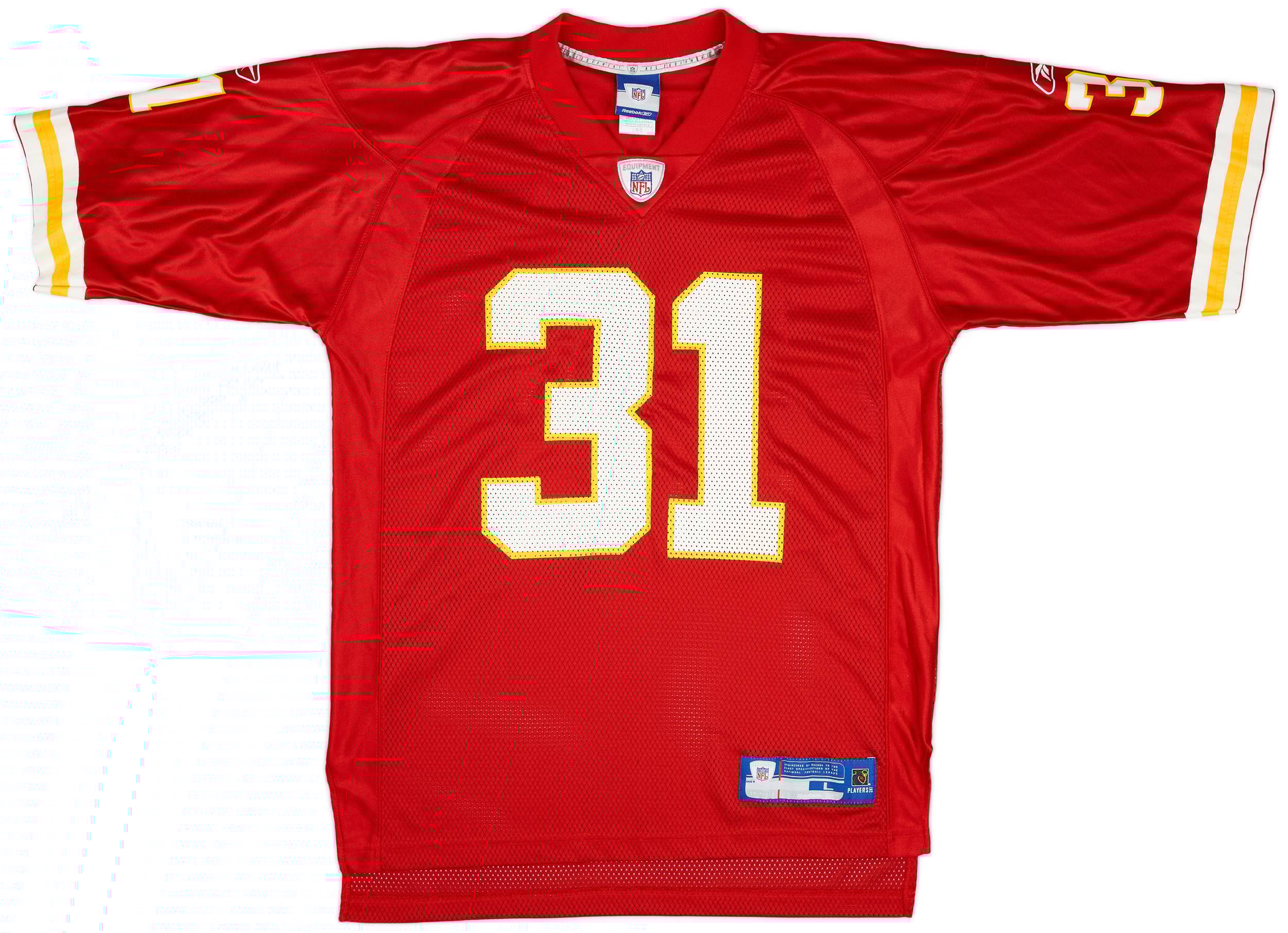 2005-06 Kansas City Chiefs Holmes #31 Reebok On Field Home Jersey (Excellent) L