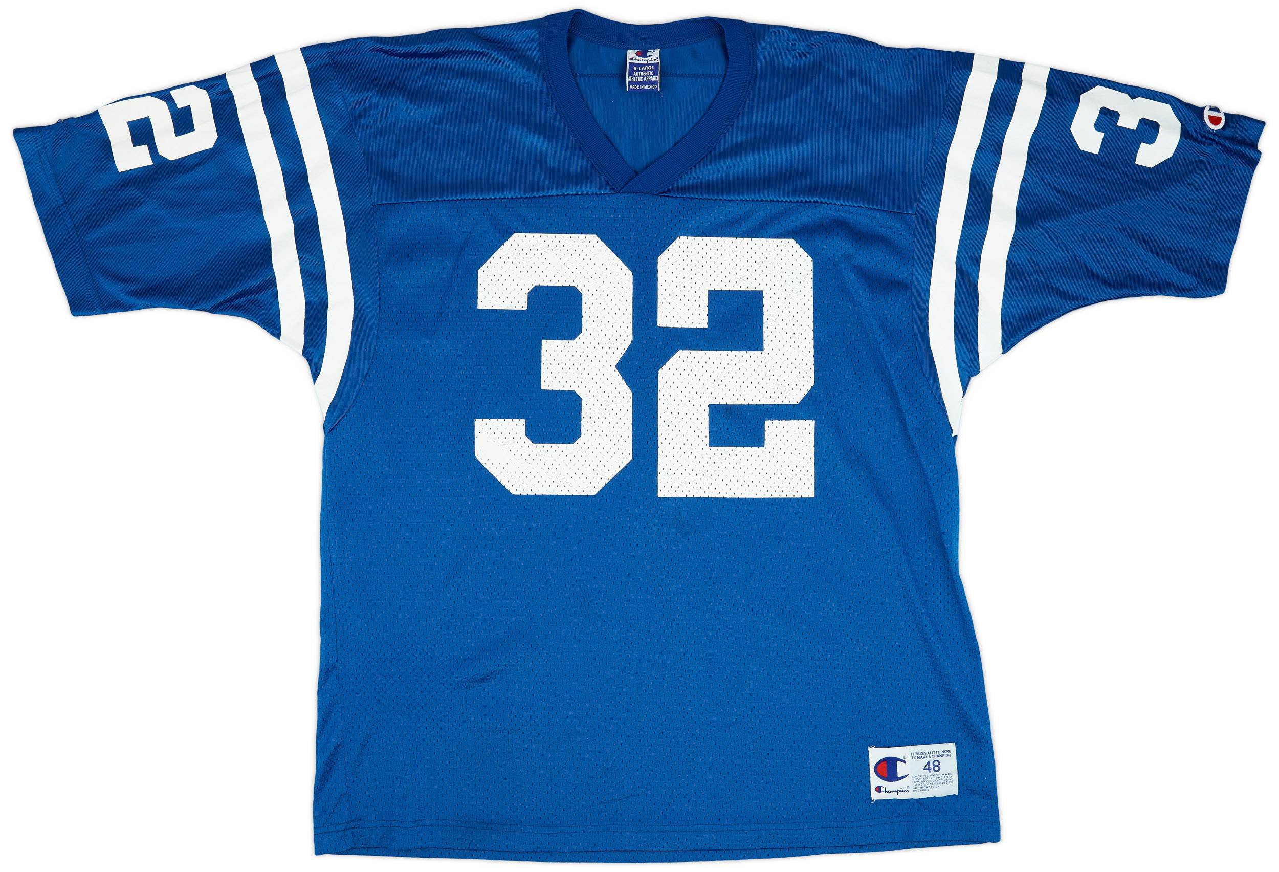 1999-00 Indianapolis Colts James #32 Champion Home Jersey (Excellent) XL