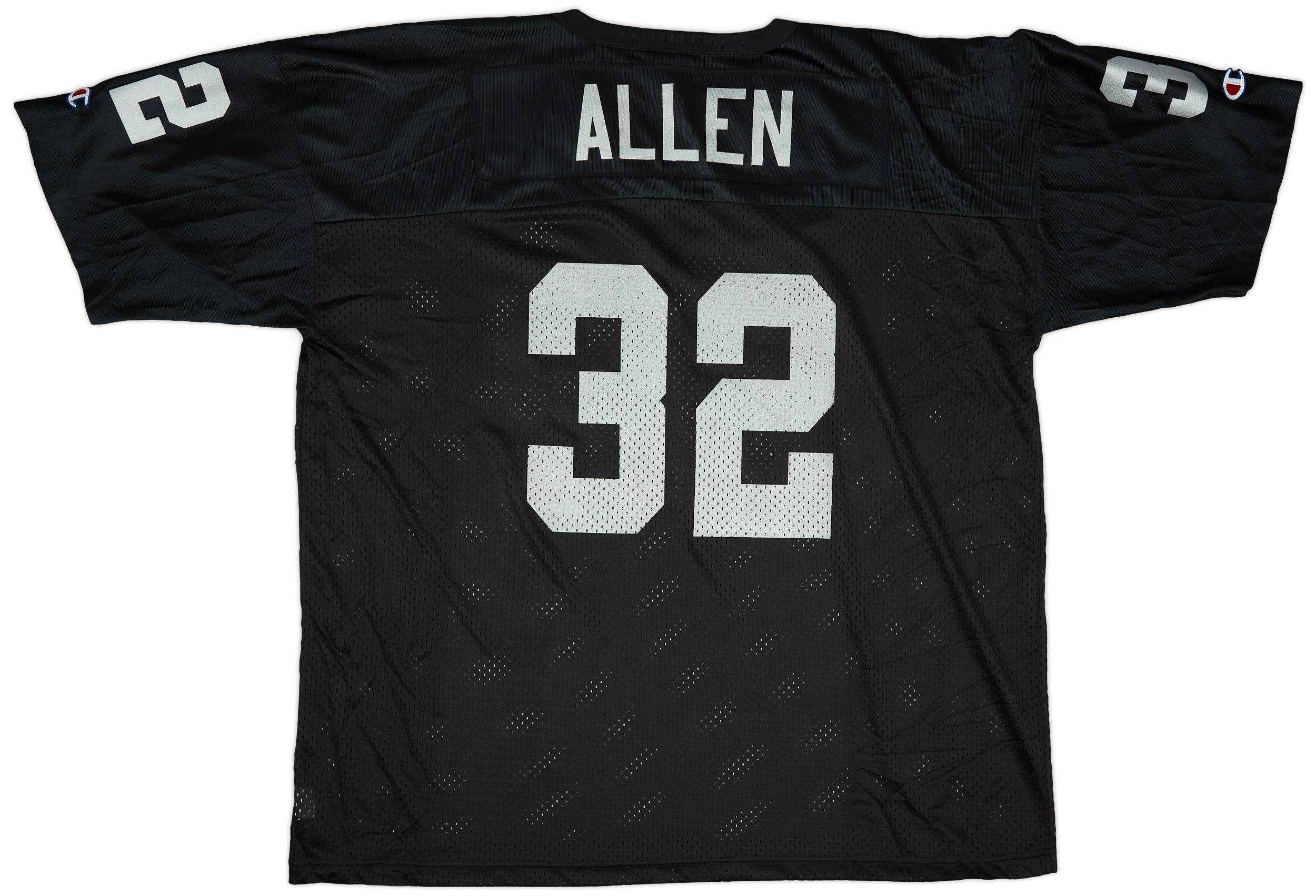 1990-92 Los Angeles Raiders Allen #32 Champion Home Jersey