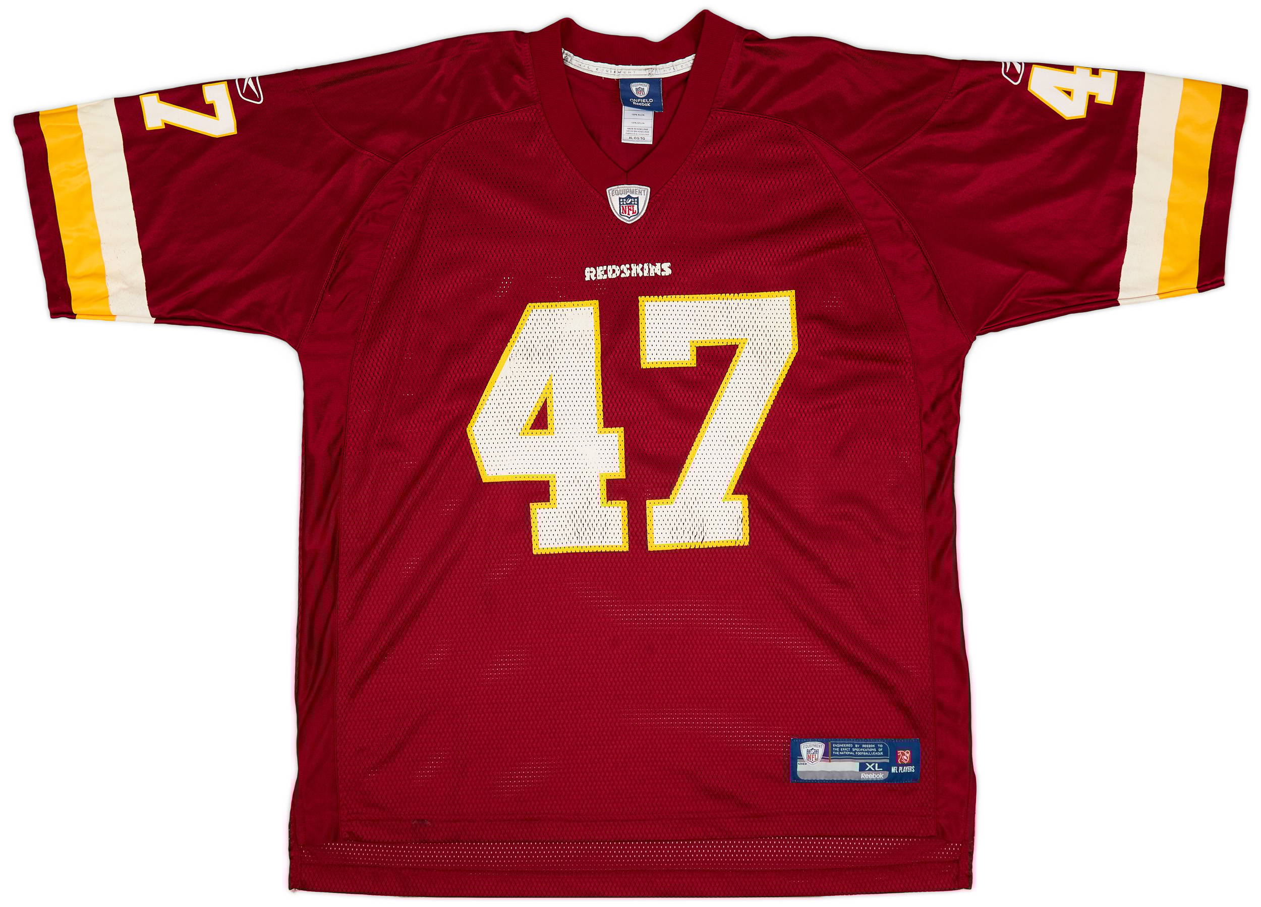 Redskins on field jersey top
