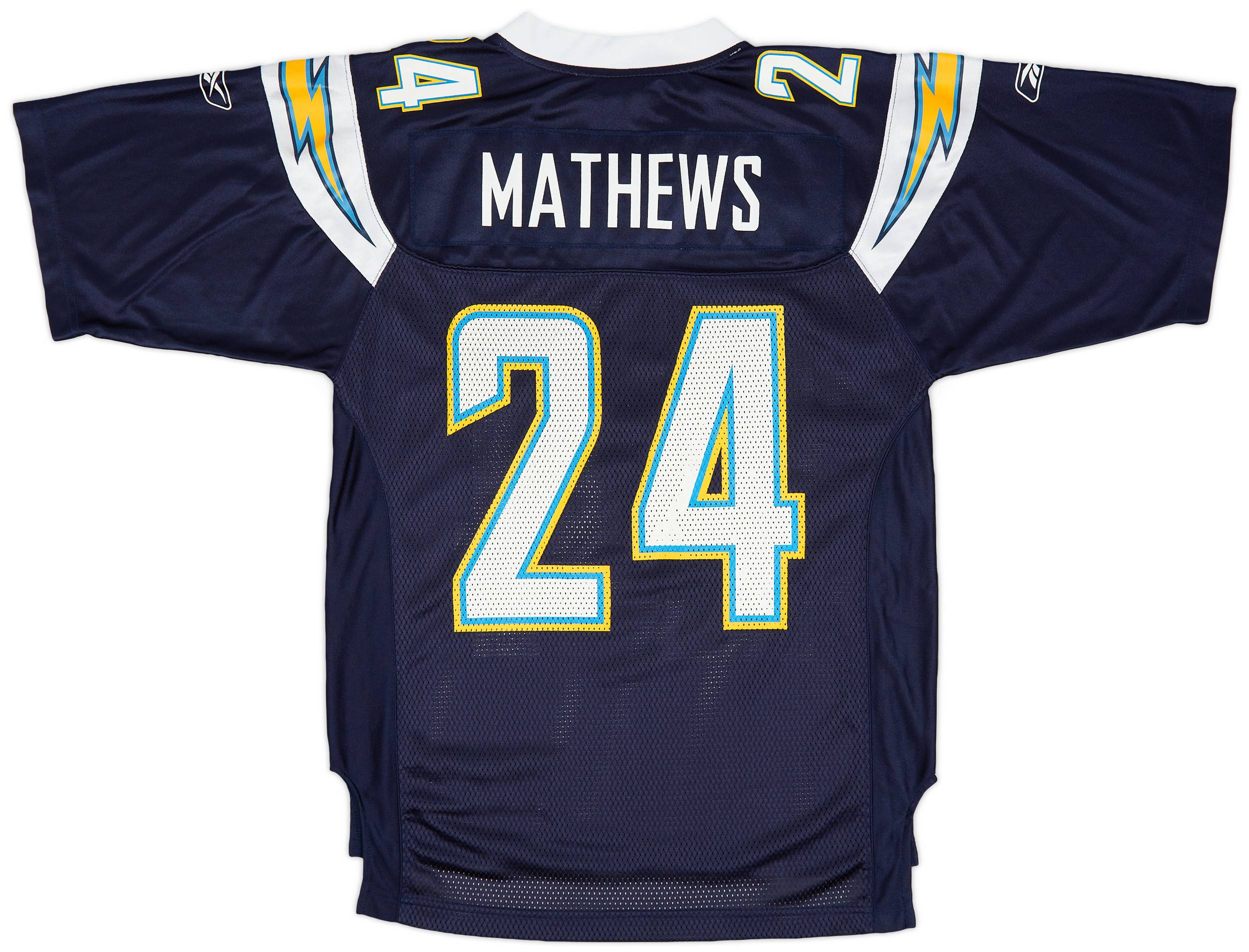 期間限定セール Chargers Diego San 2010 Mathews Home Field On Reebok #24 シャツ