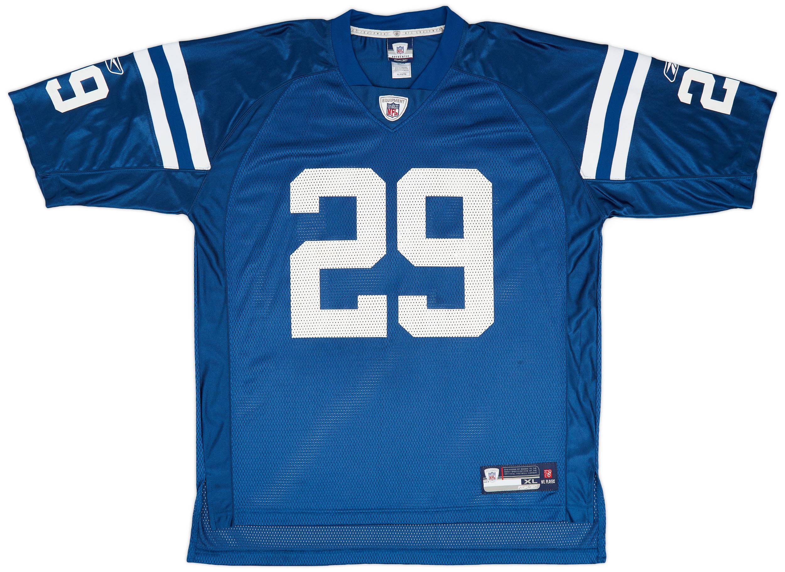 2007 Indianapolis Colts Addai #29 Reebok On Field Home Jersey (Excellent) XL