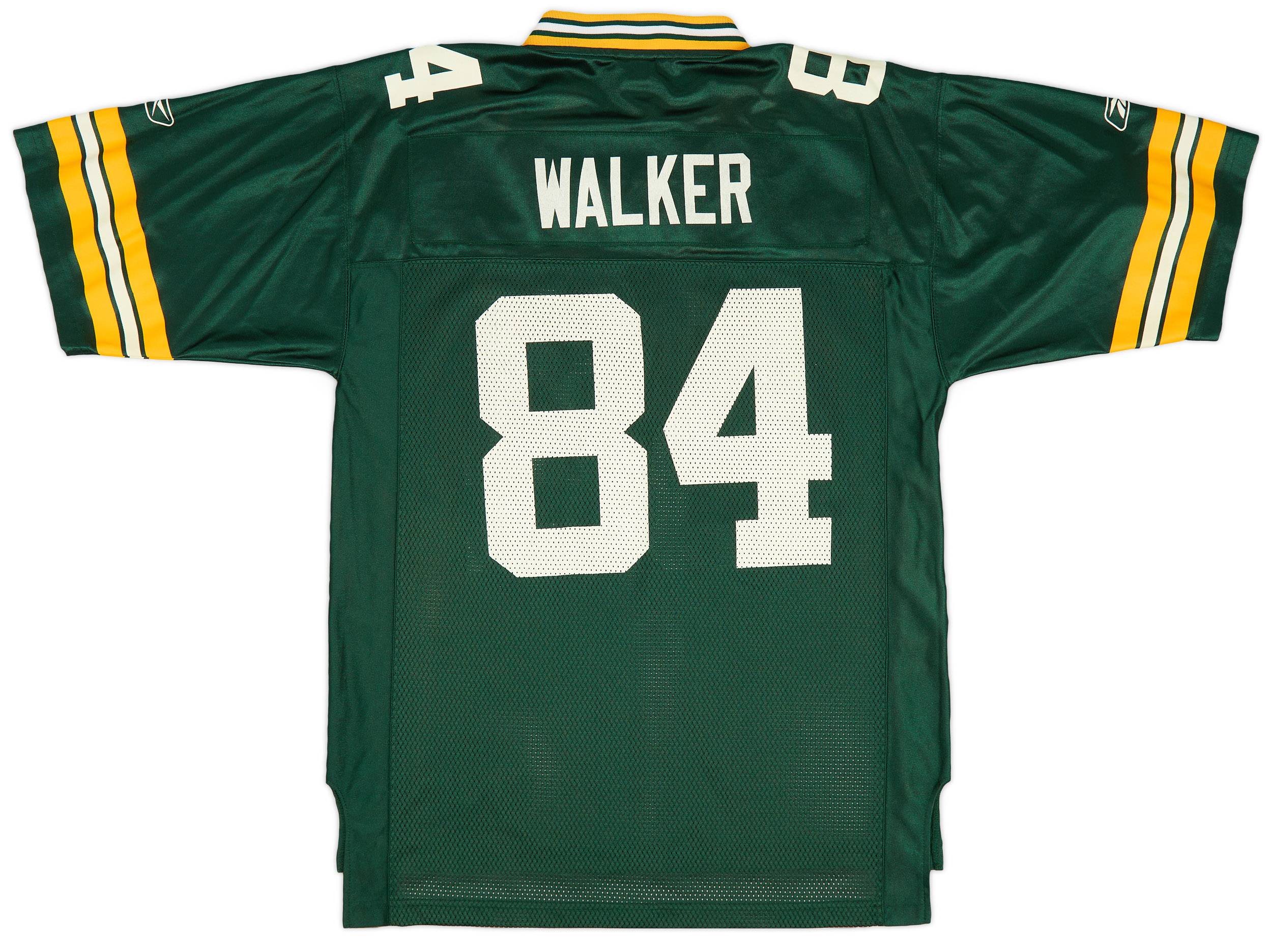 2002-04 Green Bay Packers Walker #84 Reebok On Field Home Jersey