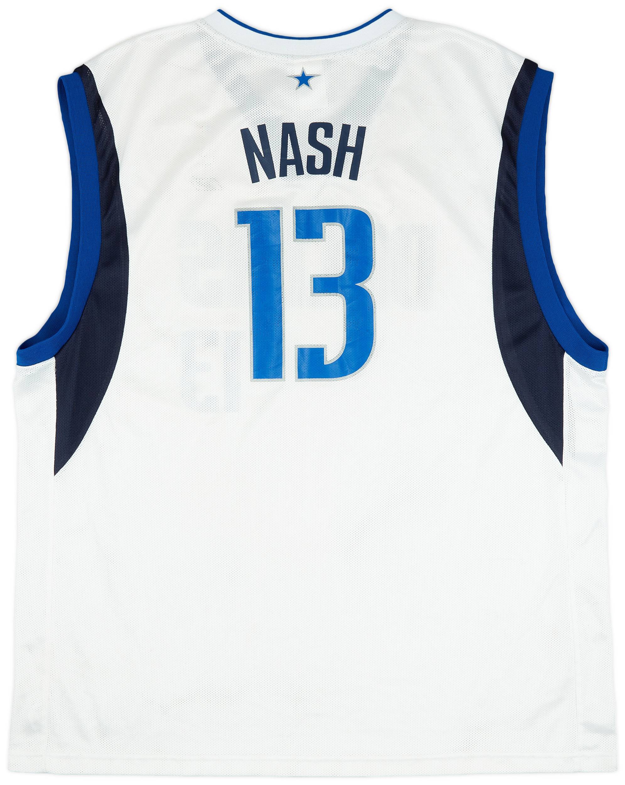 2002-04 Dallas Mavericks Nash #13 Reebok Home Jersey (Good) XXL