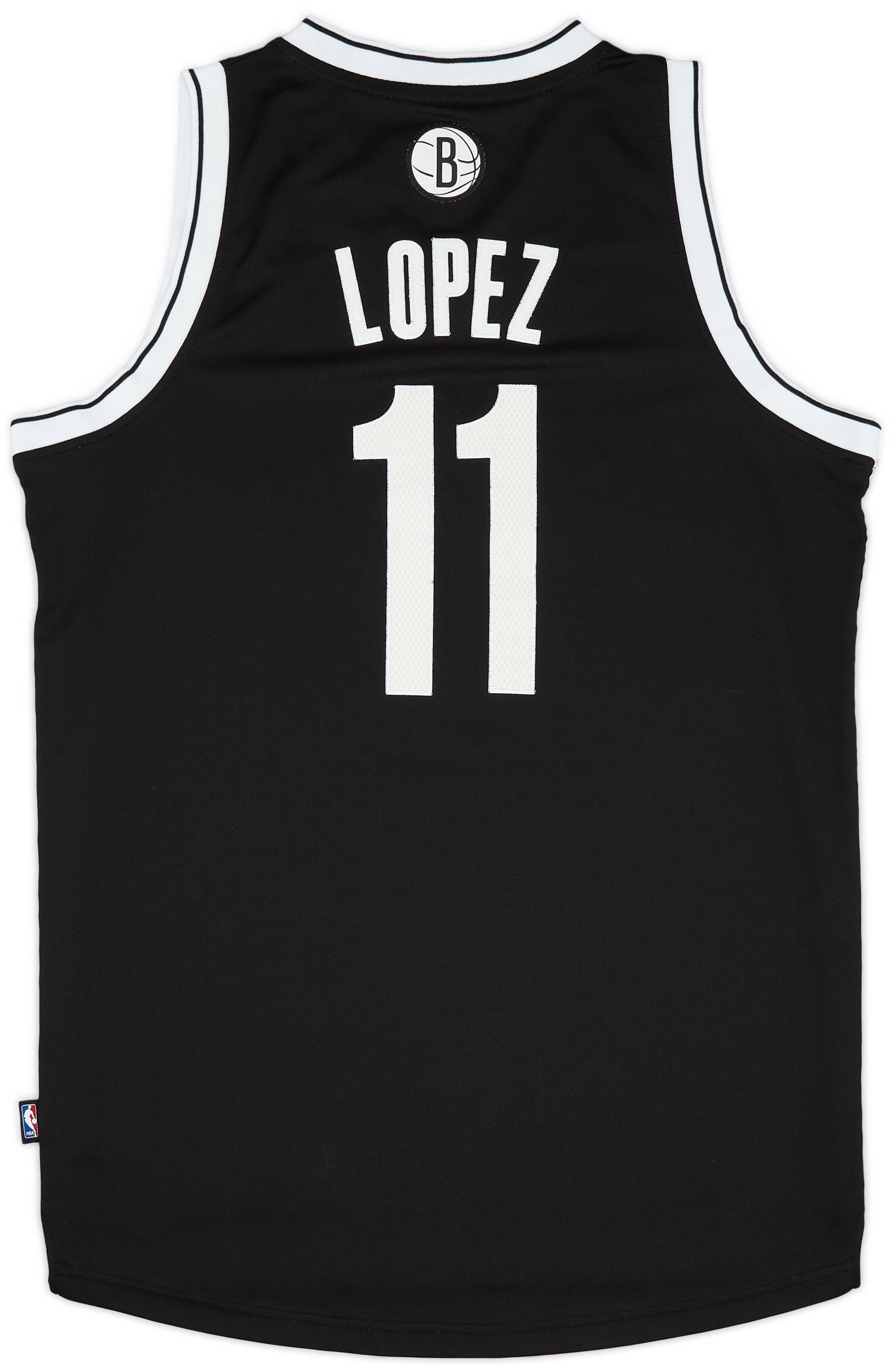 2012-14 Brooklyn Nets Lopez #11 adidas Swingman Away Jersey
