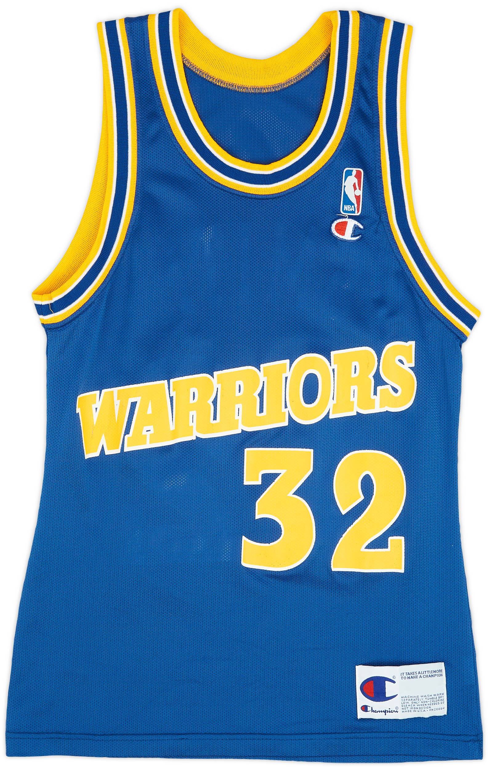 1995 Golden State Warriors Smith #32 Champion Away Jersey (Very Good) S