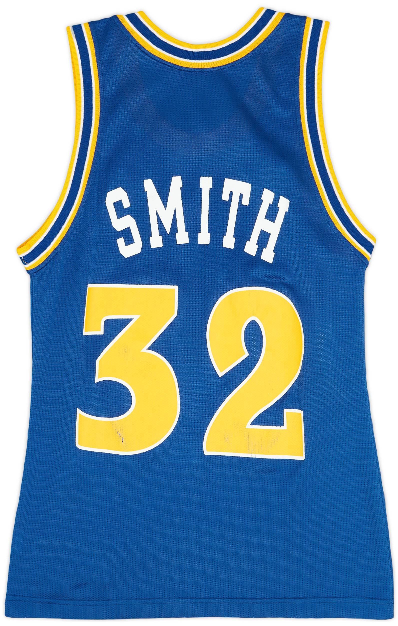 1995 Golden State Warriors Smith #32 Champion Away Jersey
